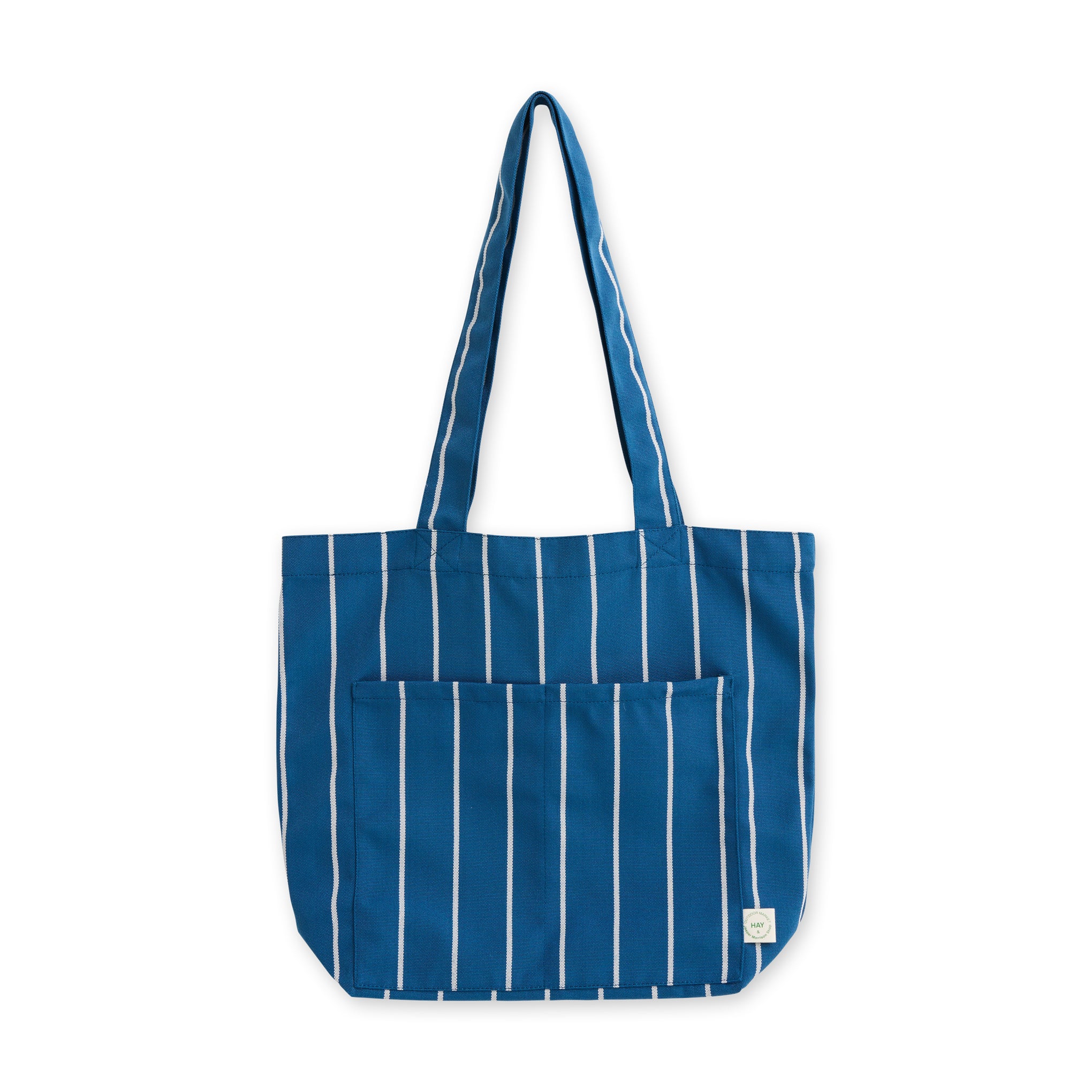 前橋限定 everyone logo tote bag BLUE HAY Outdoor Market by Jasper Morrison Shop Market Tote Bag - Blue