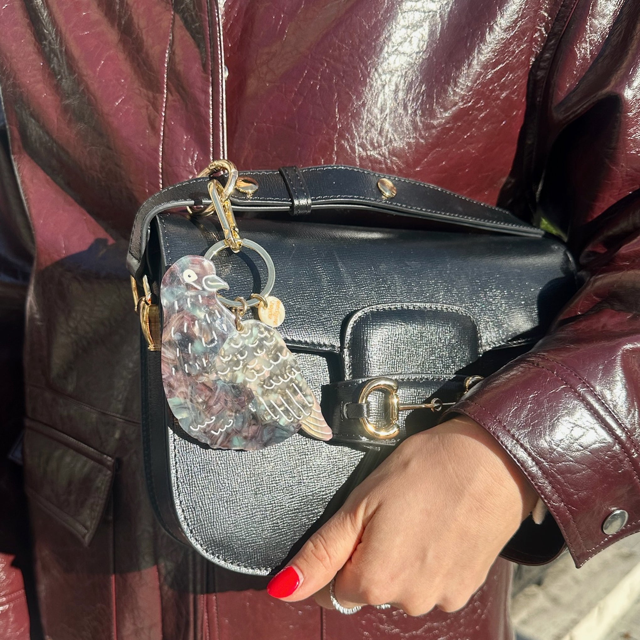 Solar Eclipse Keyring Bag Charm - Pigeon – MoMA Design Store