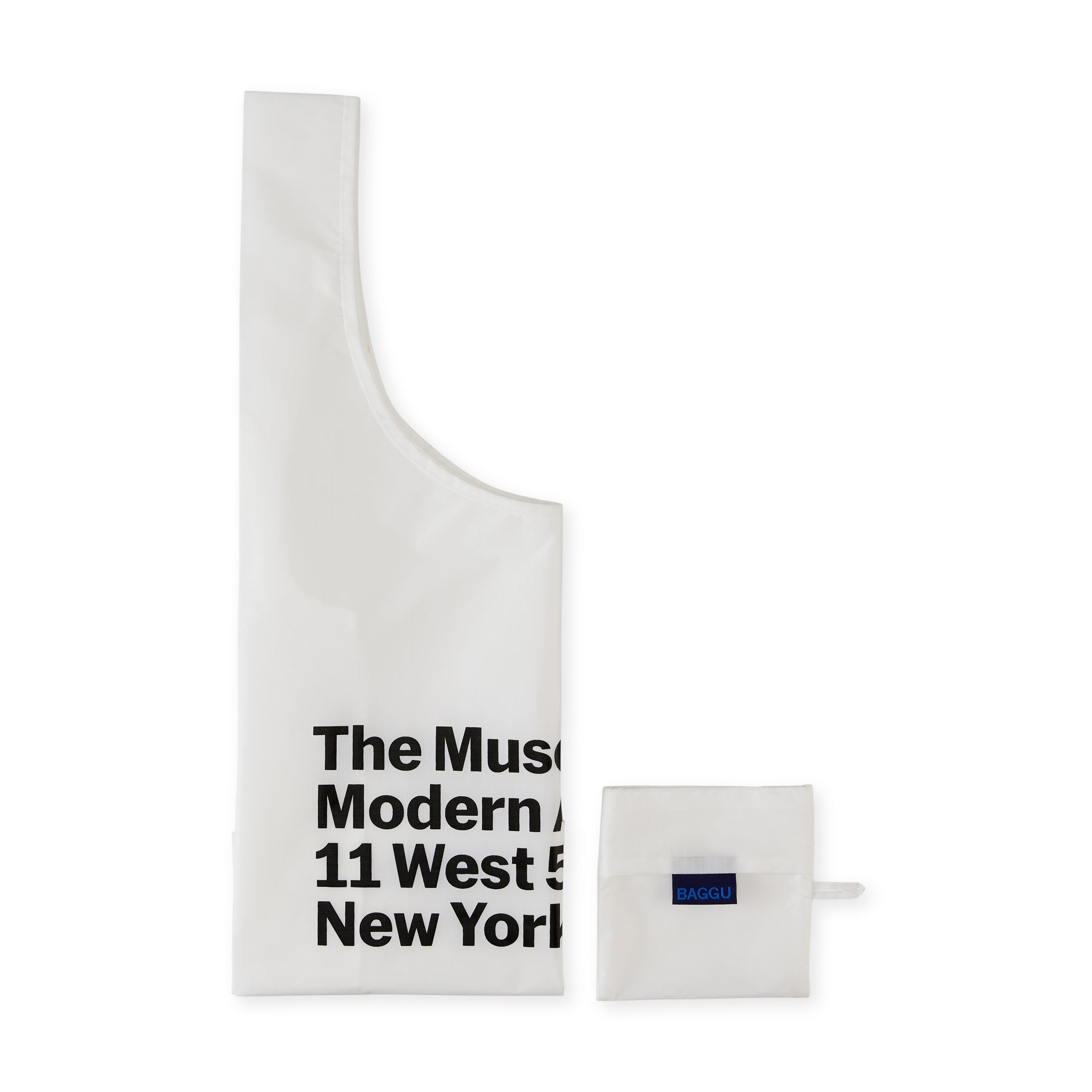 MoMA Baggu Recycled Nylon Standard Tote - White – MoMA Design Store