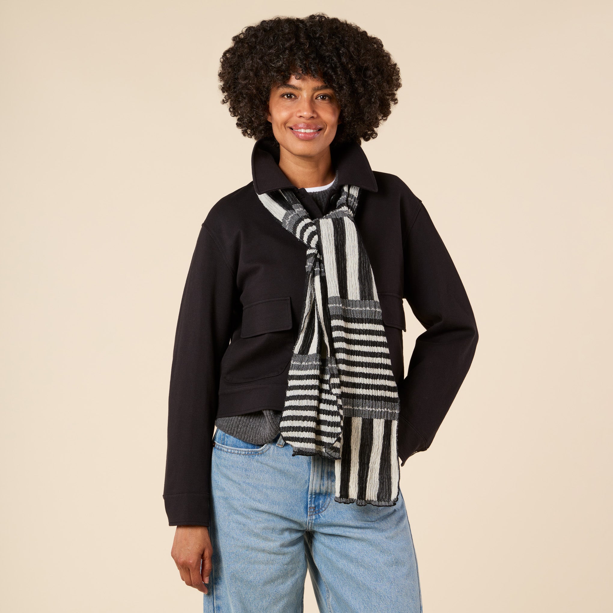 Nuno Stripey Stripe Wool-Cotton Scarf – MoMA Design Store