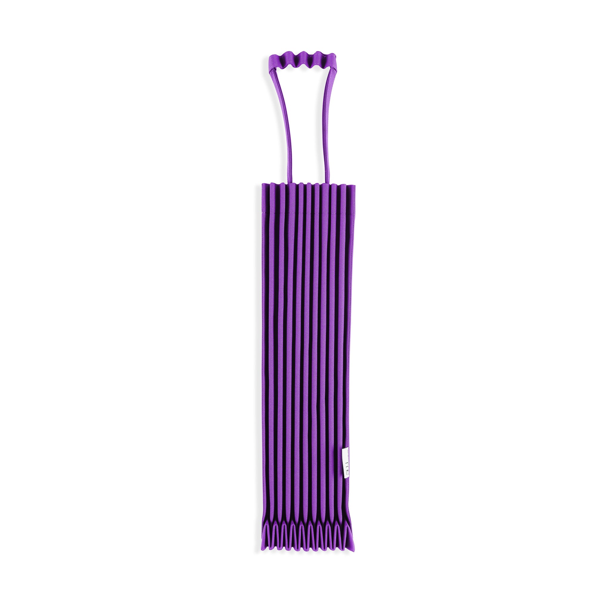 issey miyake me パープル me ISSEY MIYAKE Recycled Polyester Trunk Pleats Bag - Purple