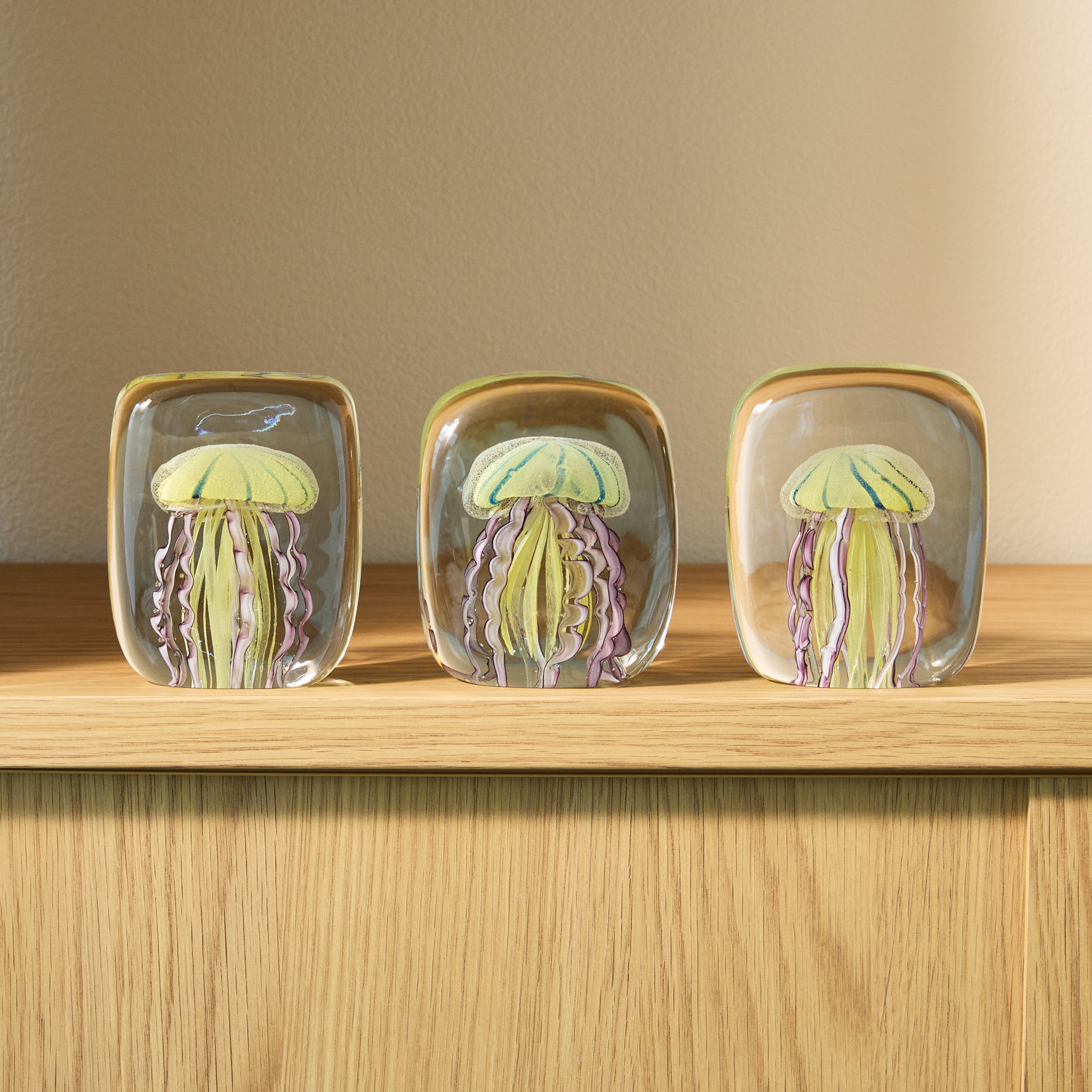 Jellyfish Glass Objet d'Art - Short Yellow – MoMA Design Store