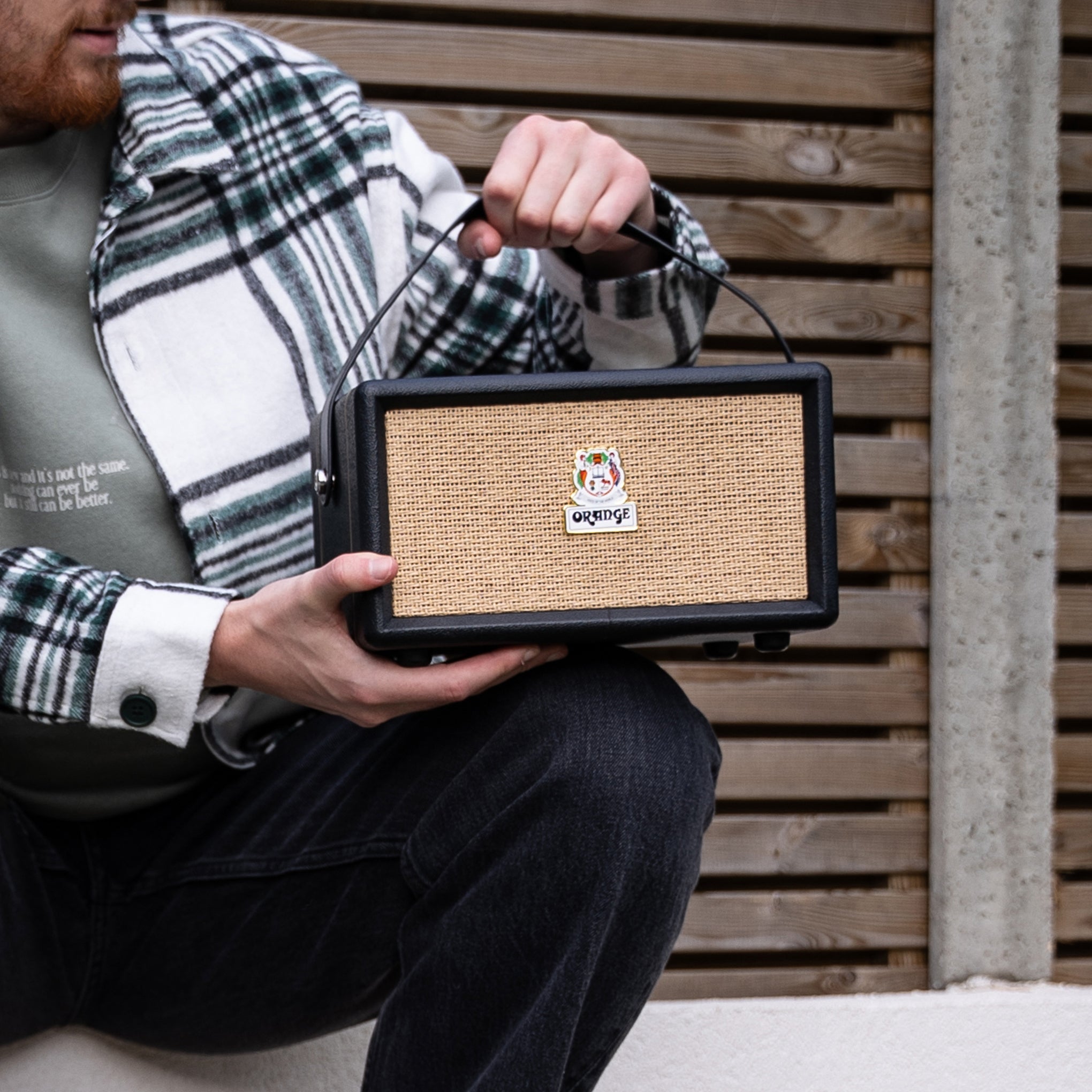 Orange Box Bluetooth Portable Speaker - Black – MoMA Design Store