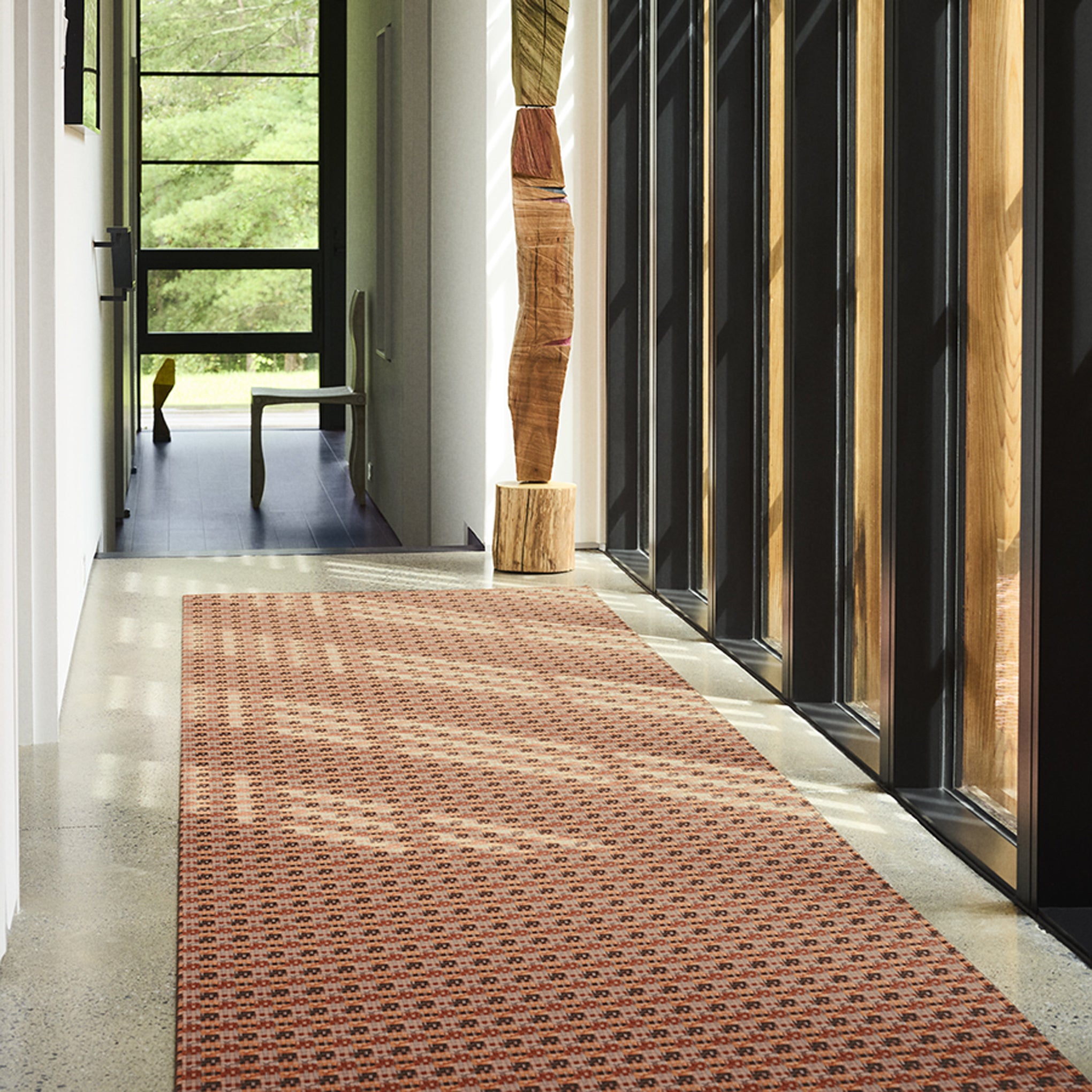 Chilewich Fable Floor Mat in Repurposed Fabric - Sorbet – MoMA