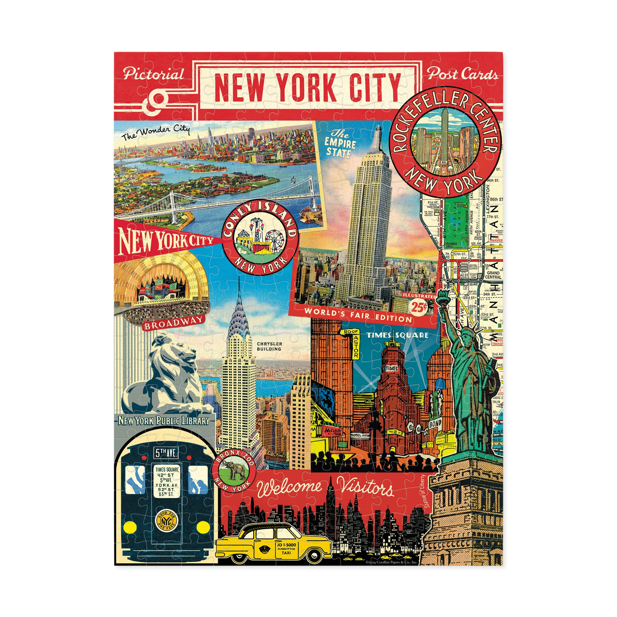 NYC Mini Jigsaw Puzzle 240 Pieces – MoMA Design Store