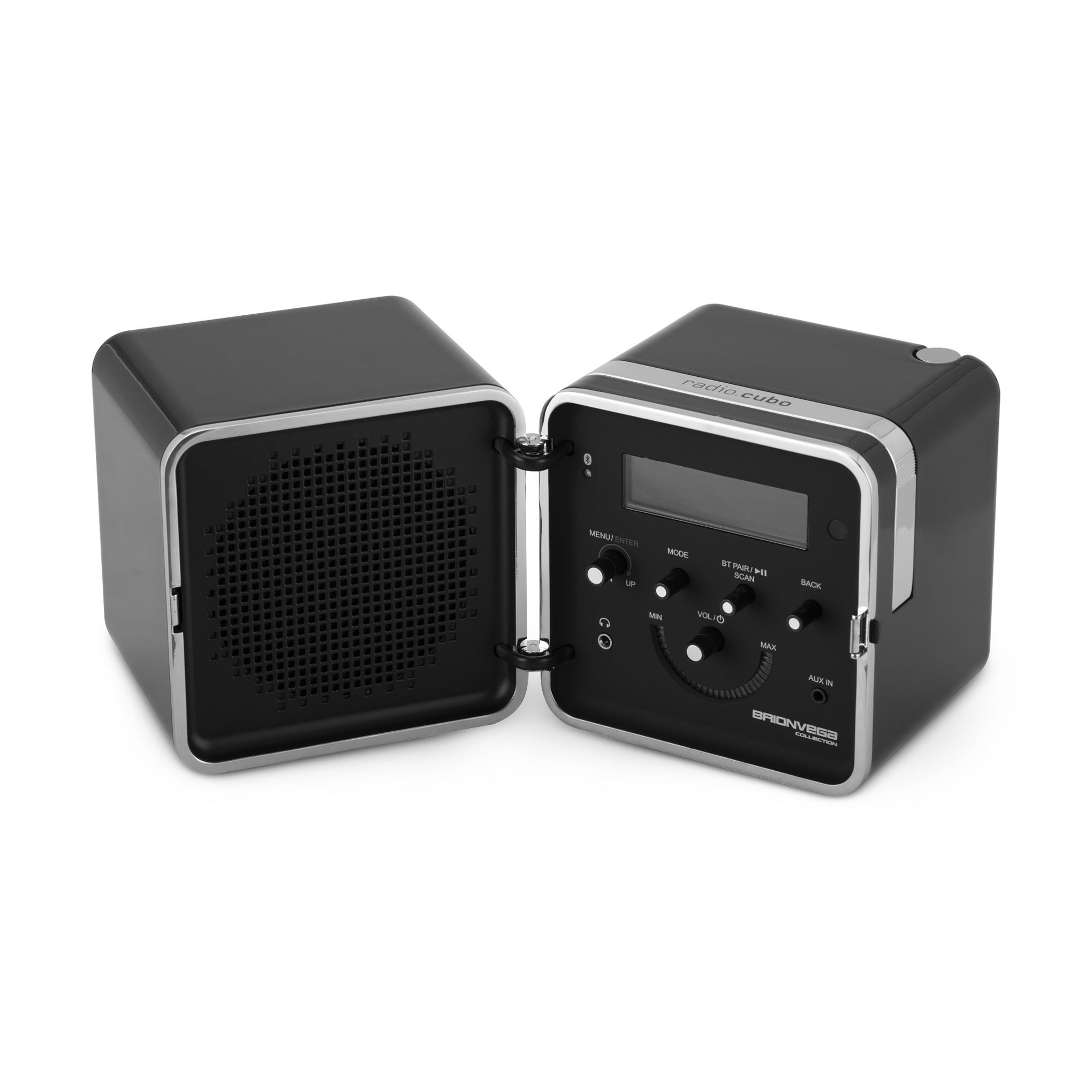 Brionvega Radio Cubo 50 TS522D+S - Black – MoMA Design Store