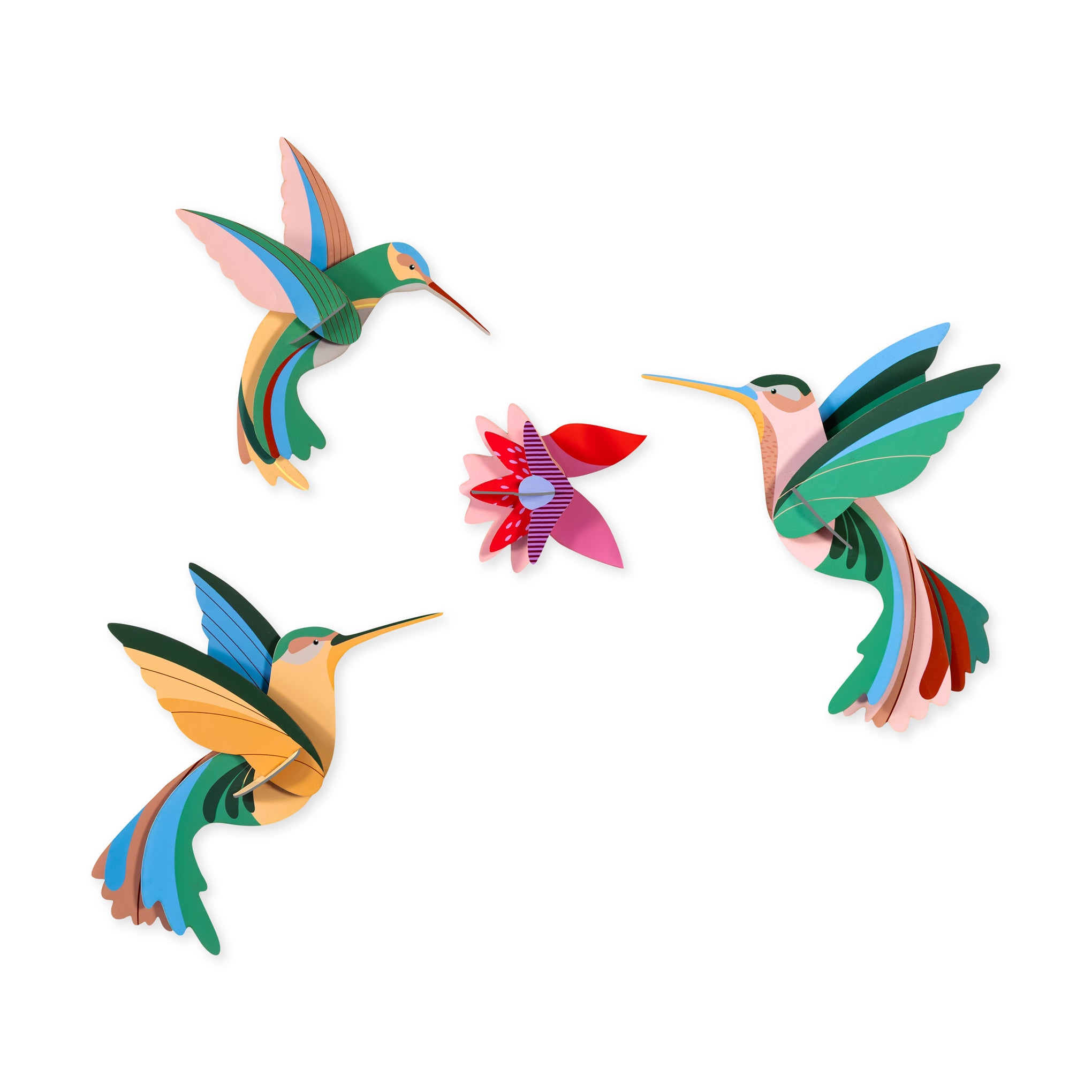 ★ HUMMING BIRDS 4点セット DIY Dance of Hummingbirds Kit - Set of 4 – MoMA Design Store