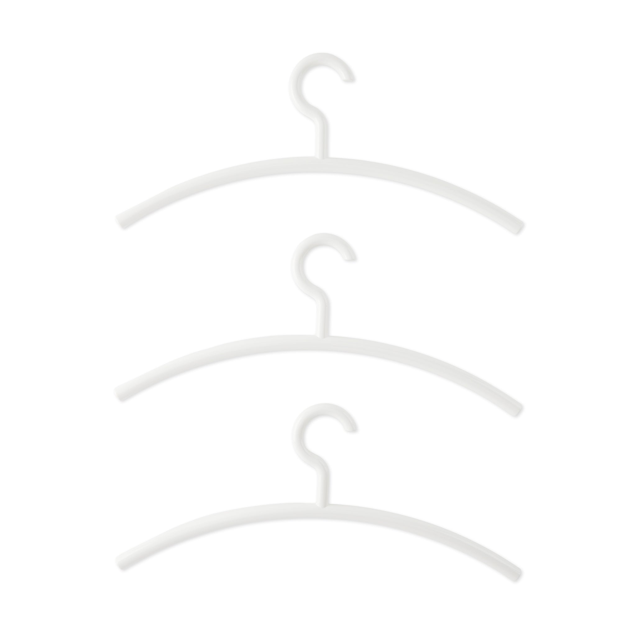 Hewi Coat Hanger - Set of 3 - White – MoMA Design Store