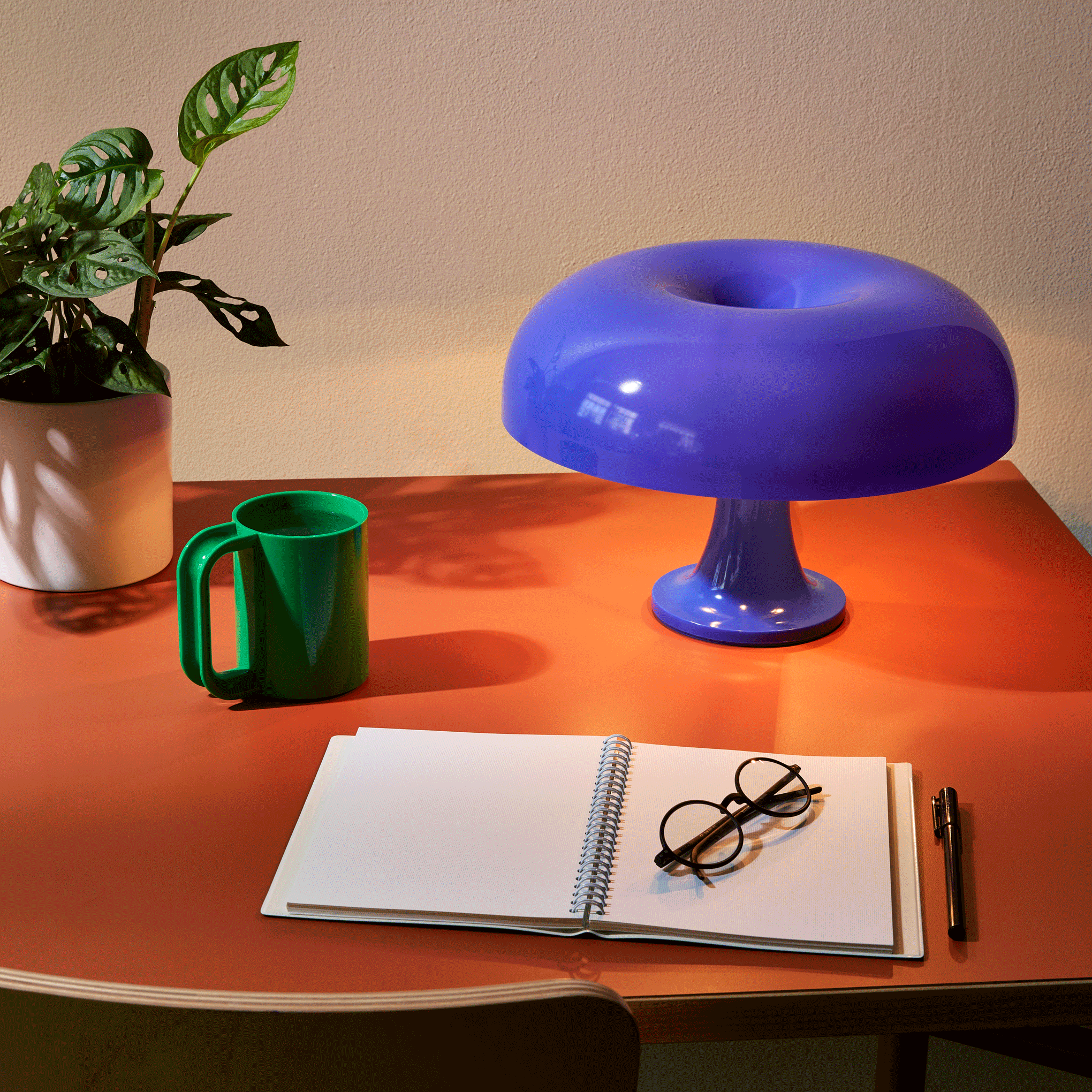 Nessino Mini Table Lamp - Blue Klein – MoMA Design Store Nessino Mini Table Lamp - Blue Klein – MoMA Design Store