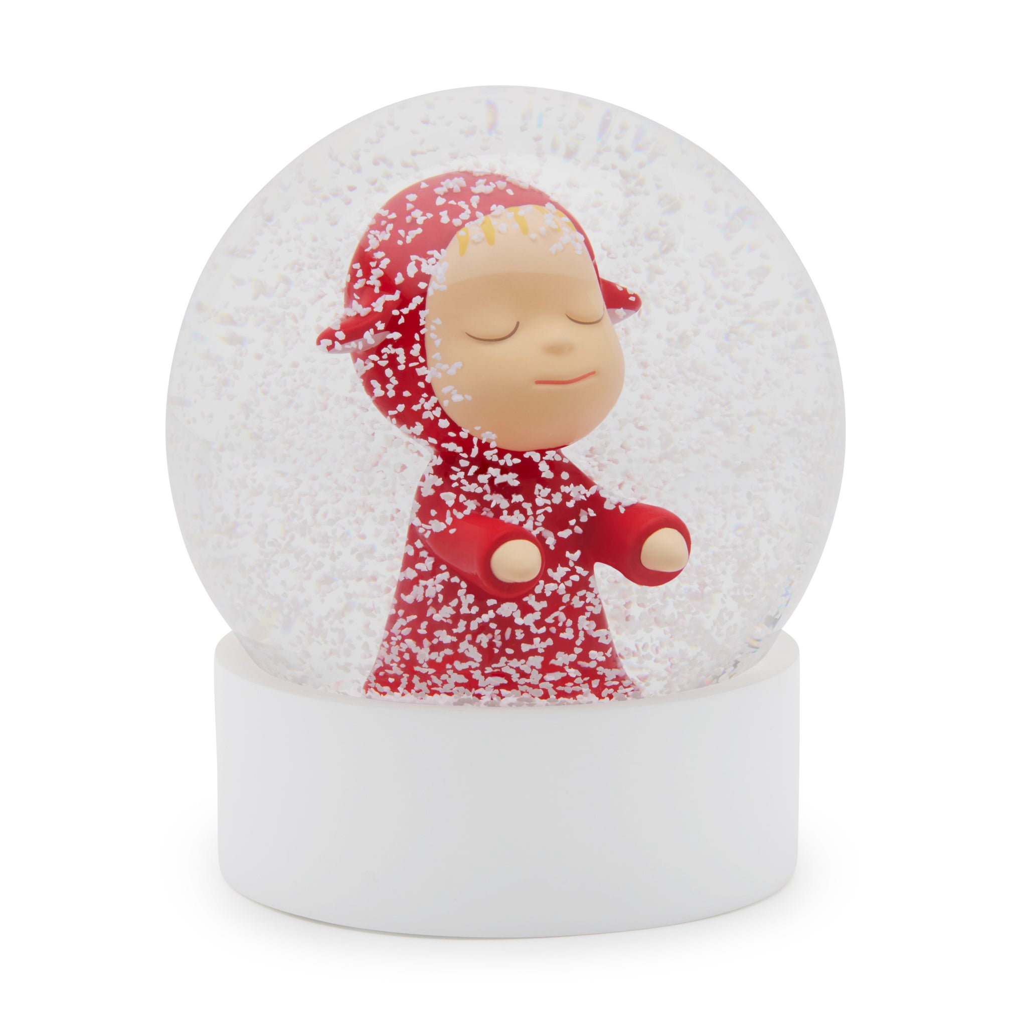 Yoshitomo Nara Little Wanderer Snow Globe - Red – MoMA Design Store