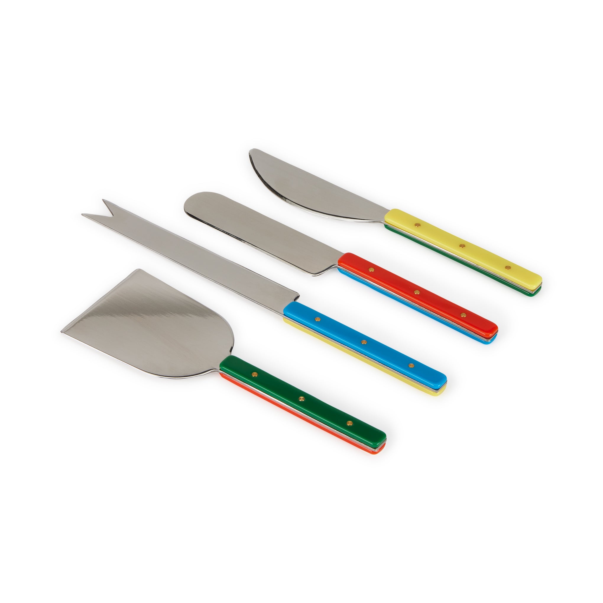 MoMA Color Block Cheese Knives - Set of 4 – MoMA Design Store