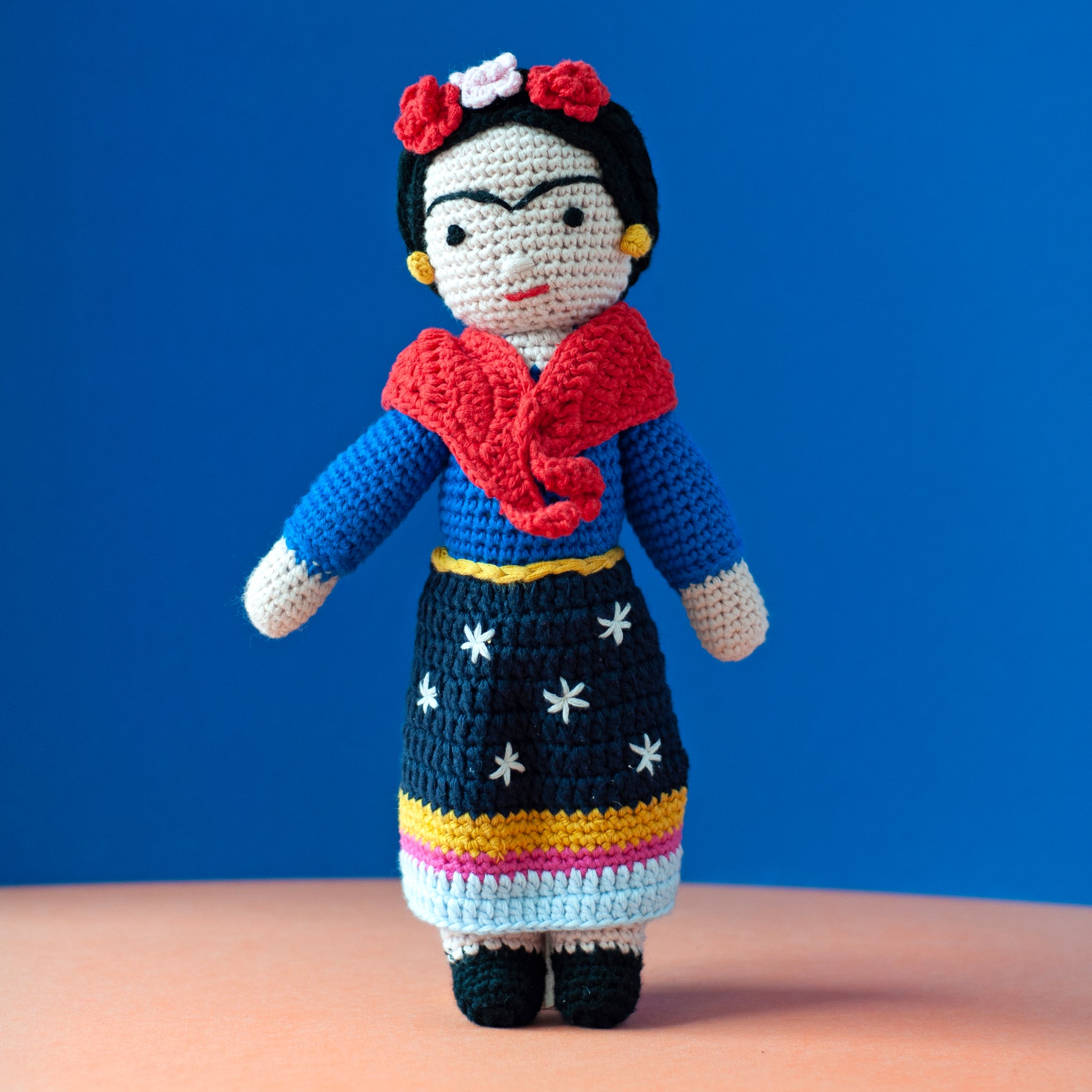 Artist Crochet Dolls Frida Kahlo