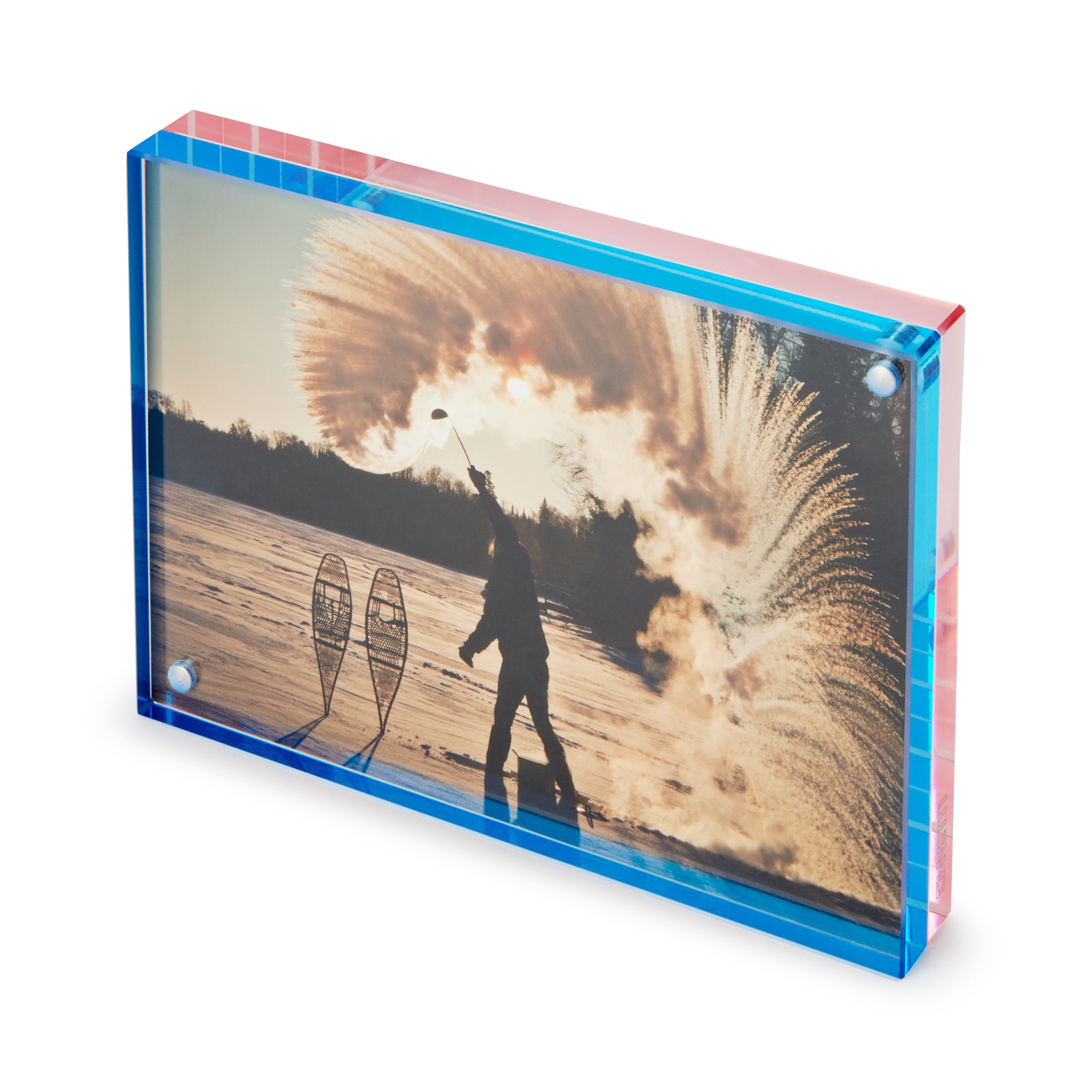 MoMA > チョークボードベース Nicolai Canetti Dual-Color Magnetic Picture Frame - Blue/Pink