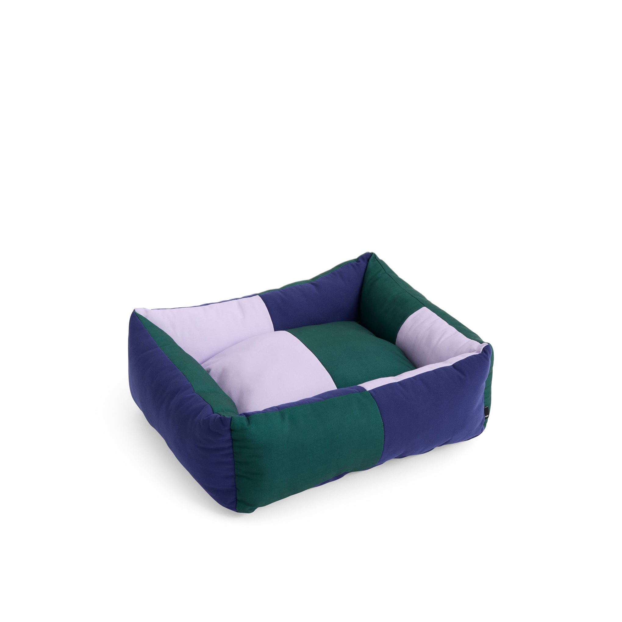 HAY Dog Bed in Recycled Polyester - Green/ Lavender/ Blue – MoMA
