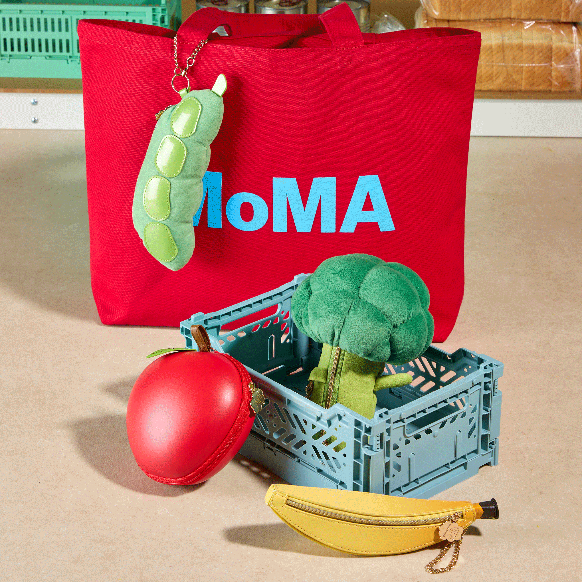 Fresh Produce Zip Pouch - Pea Pod – MoMA Design Store
