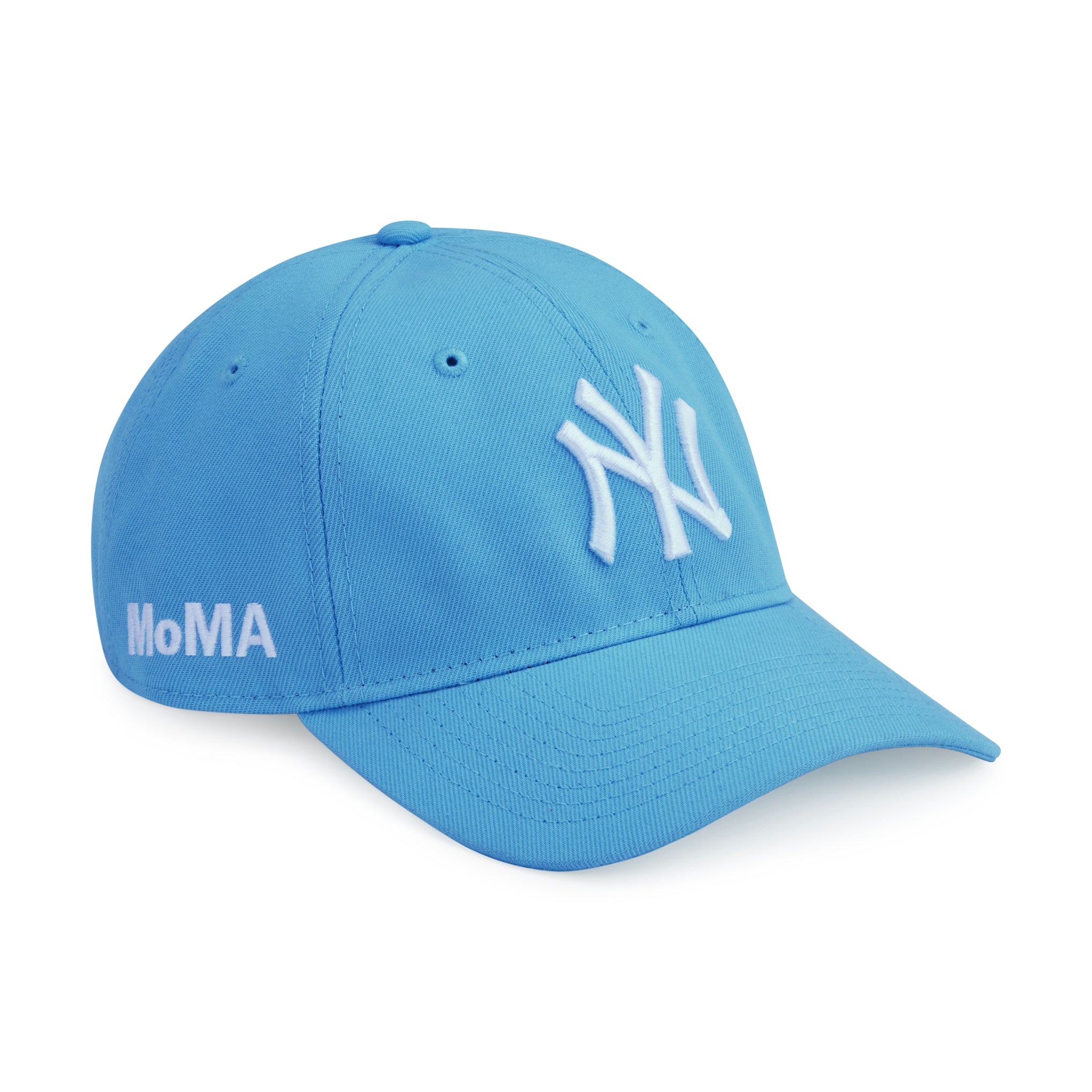 Moma NY Yankees Adjustable Baseball Cap Pastel Blue by New Era One Size Pastel Blue