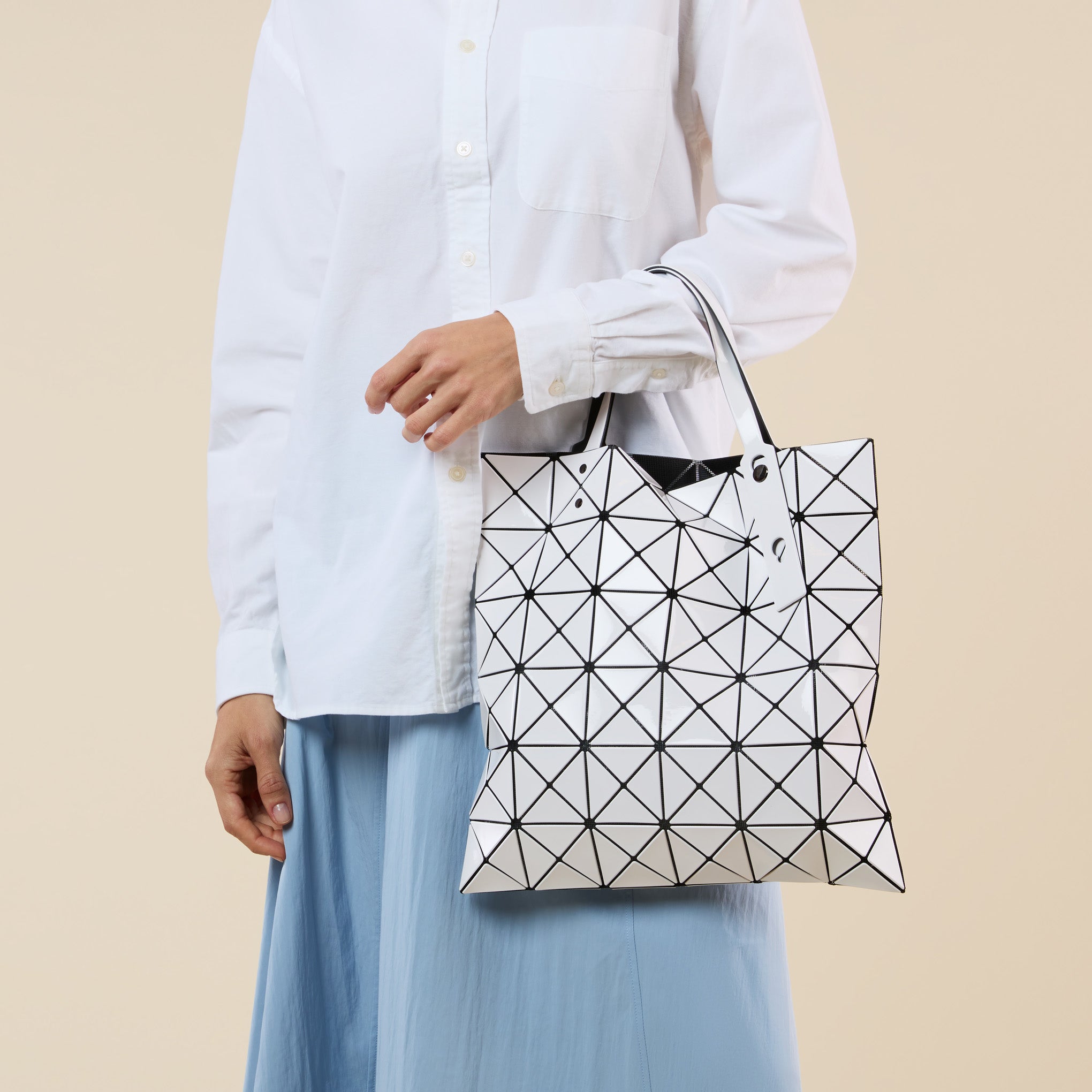BAO BAO ISSEY MIYAKE Lucent Tote Bag - White – MoMA Design Store