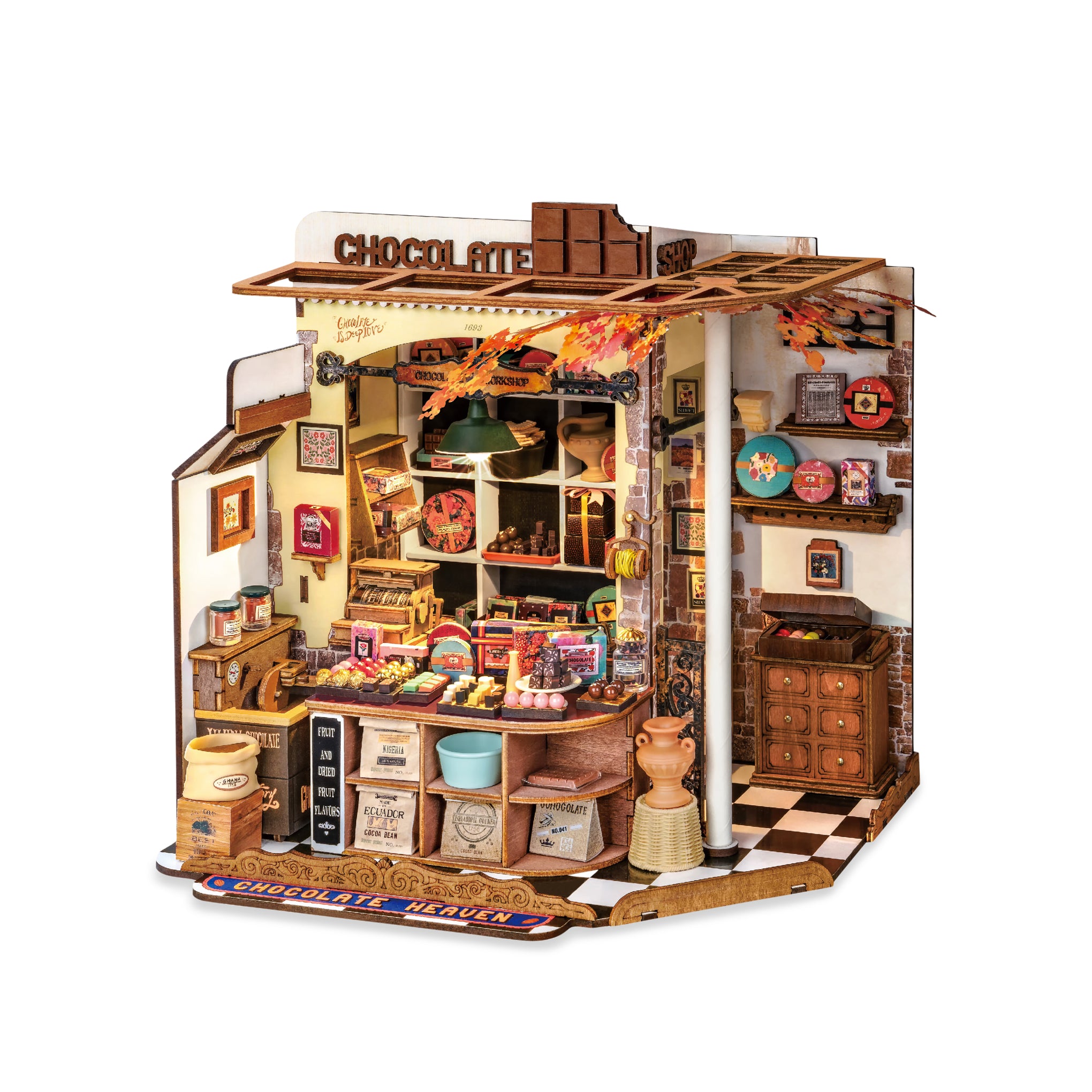 Rolife DIY Miniature Kit - Chocolate Shop – MoMA Design Store