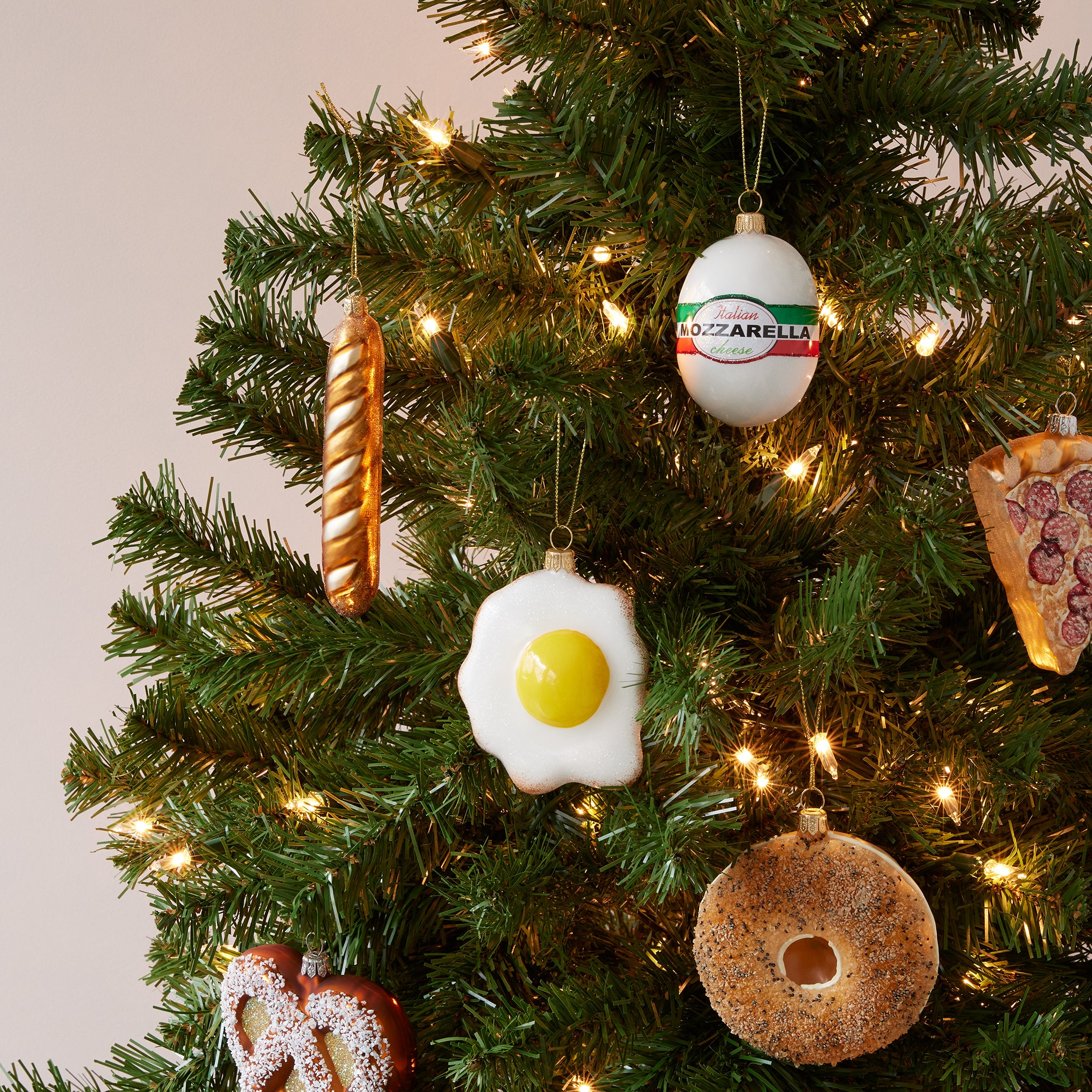 NYC Glass Holiday Ornament - Mozzarella – MoMA Design Store