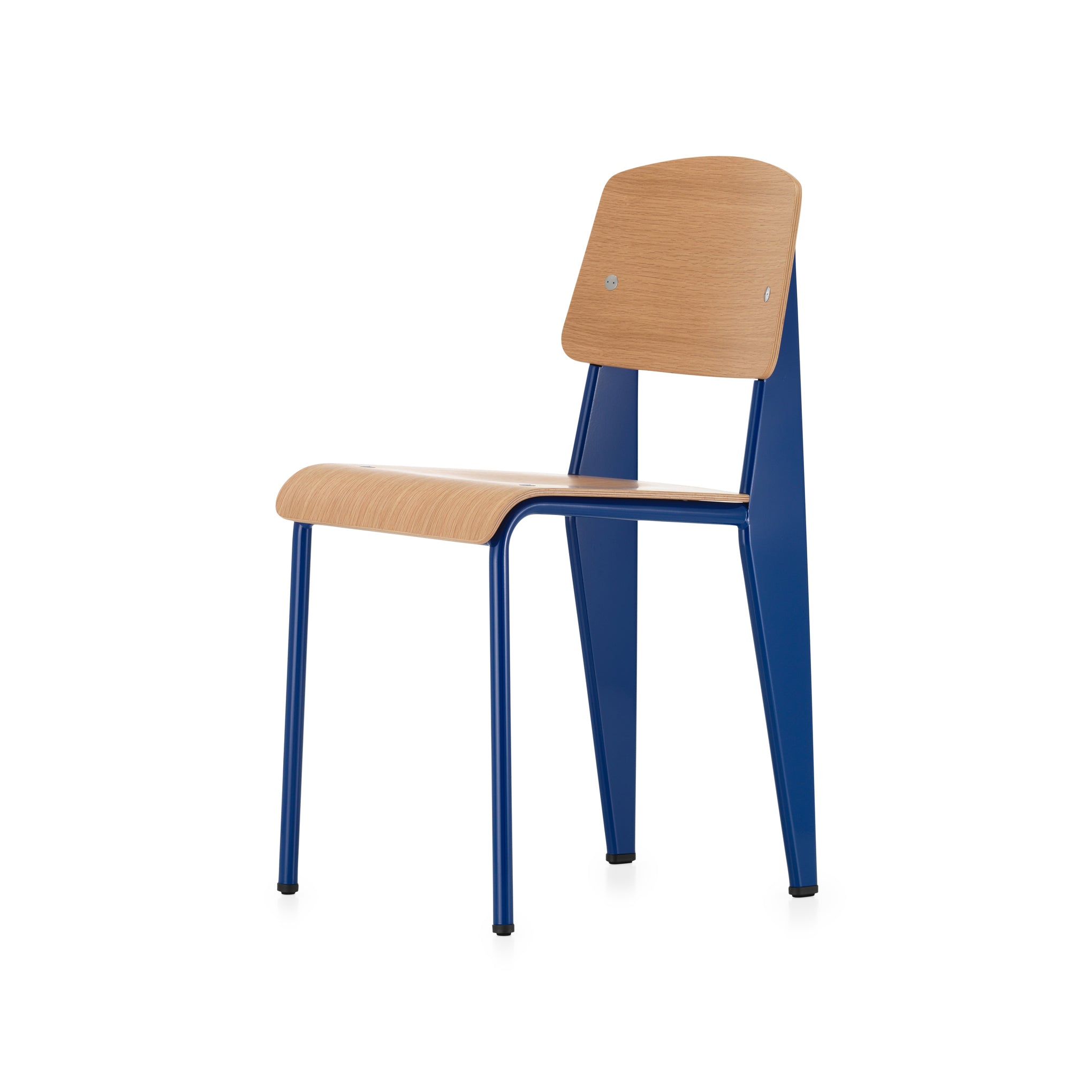 Standard Chair Black - Oak/ Prouve Blue Marcoule – MoMA Design Store