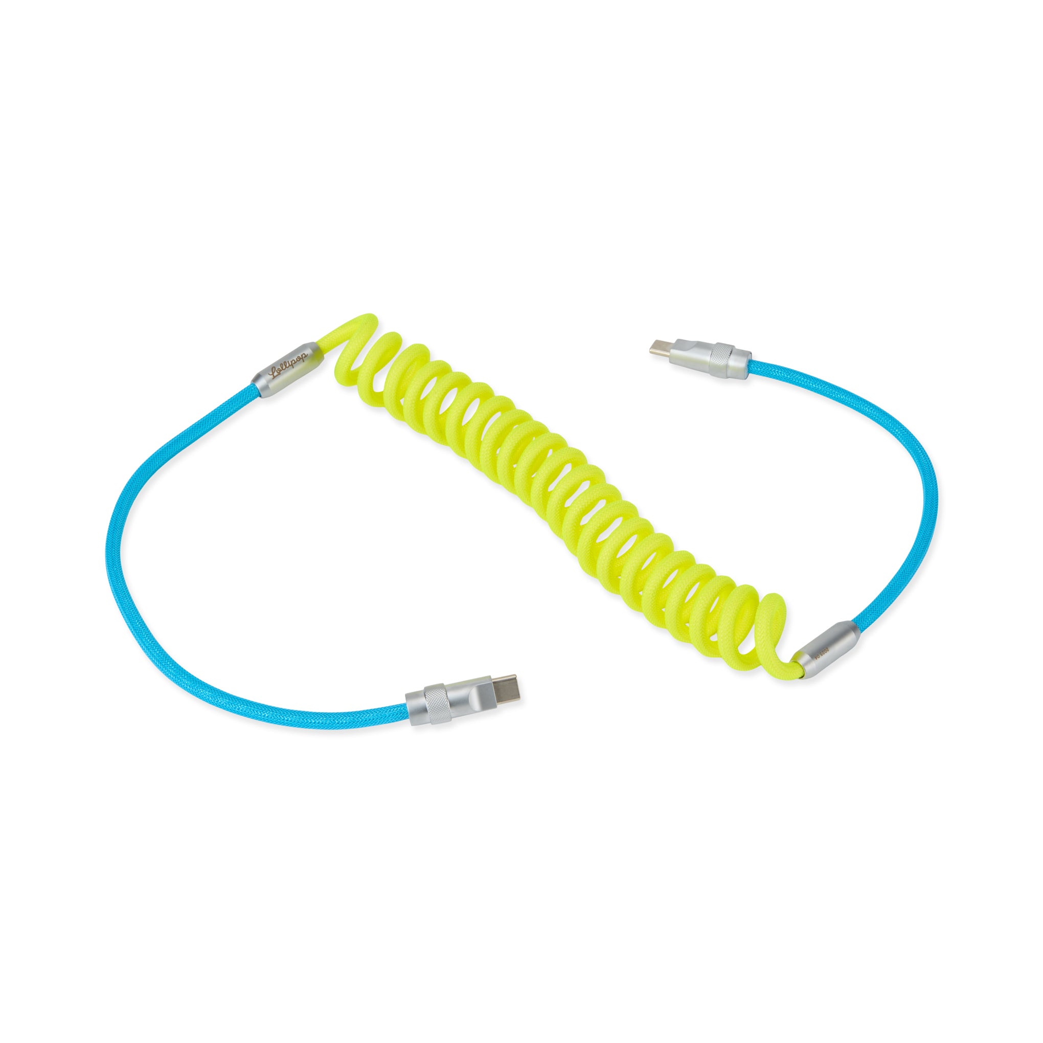 Lollipop USB-C to USB-C Charging Cable - Lime/ Blue – MoMA Design