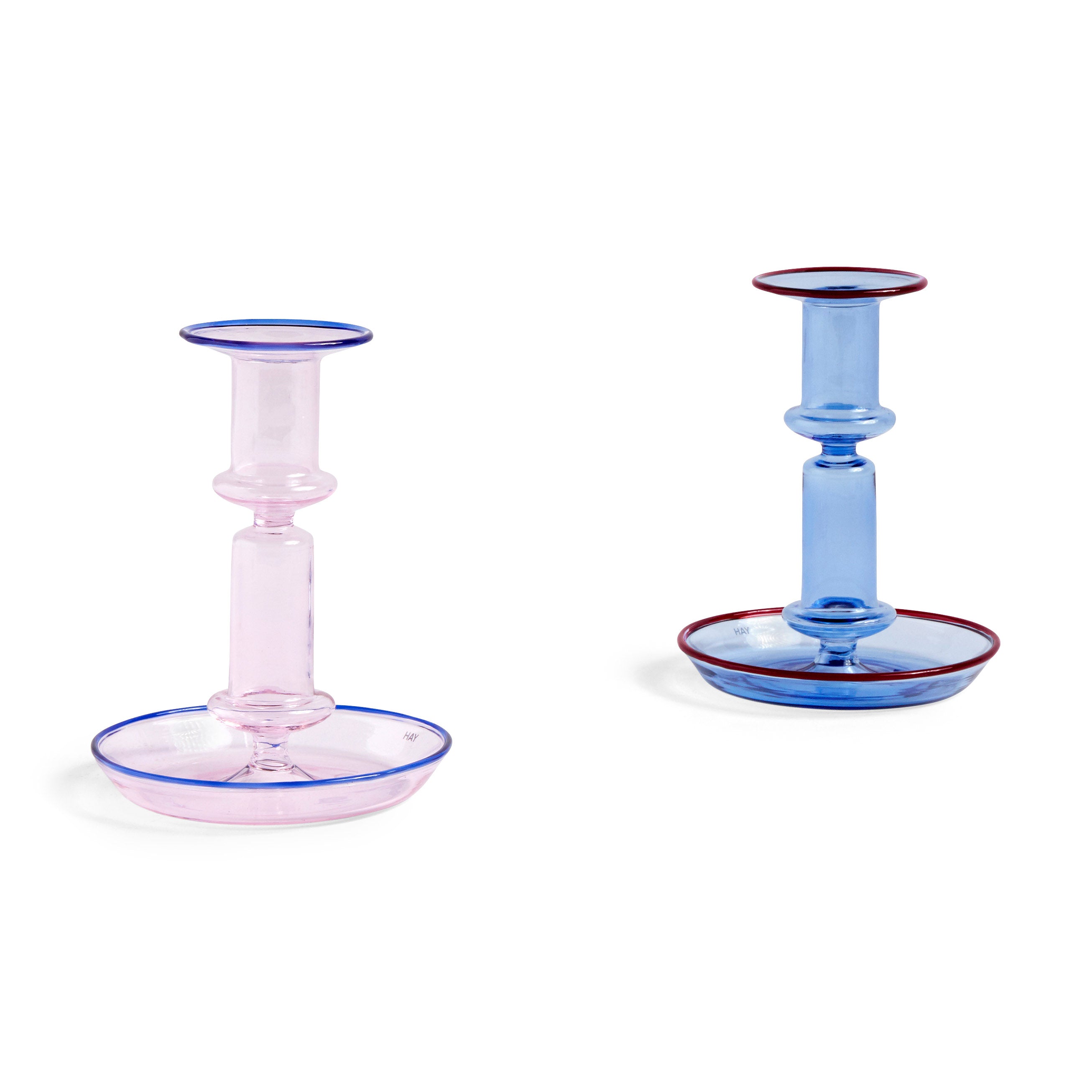 HAY Flare Glass Candle Holder - Light Pink – MoMA Design Store