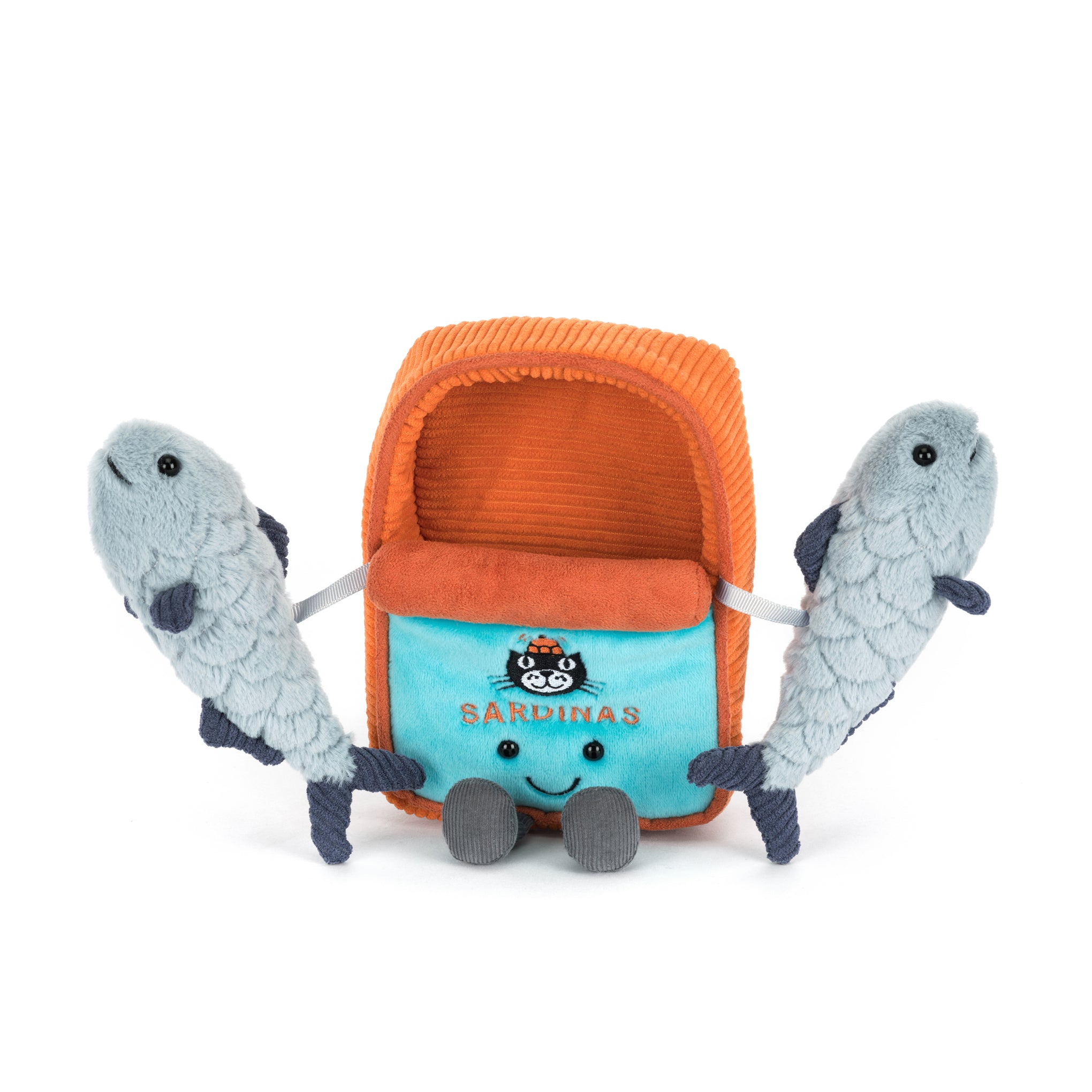  sardine tin オイルサーディン 缶詰 魚 ぬいぐるみ Jellycat Food Plush Toys - Sardine Tin – MoMA Design Store