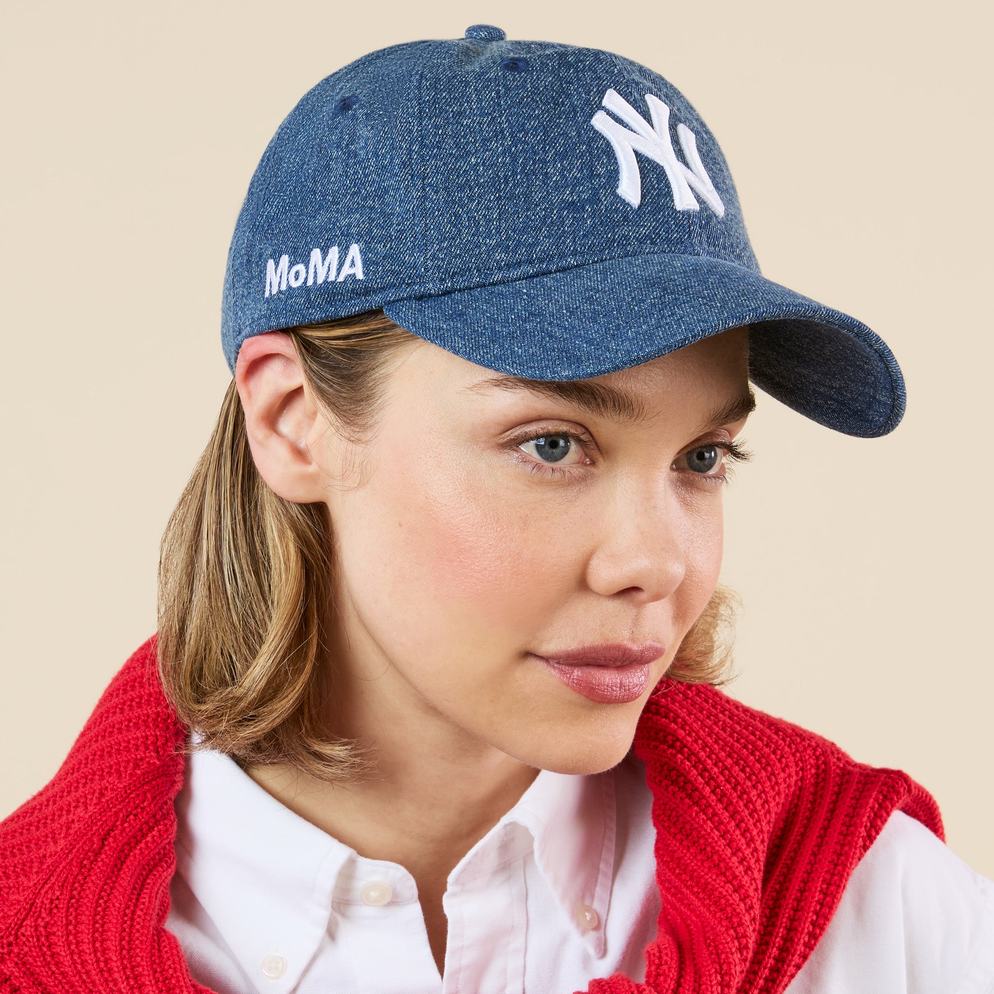 MoMA NY Yankees 9TWENTY Denim Adjustable Baseball Cap – MoMA