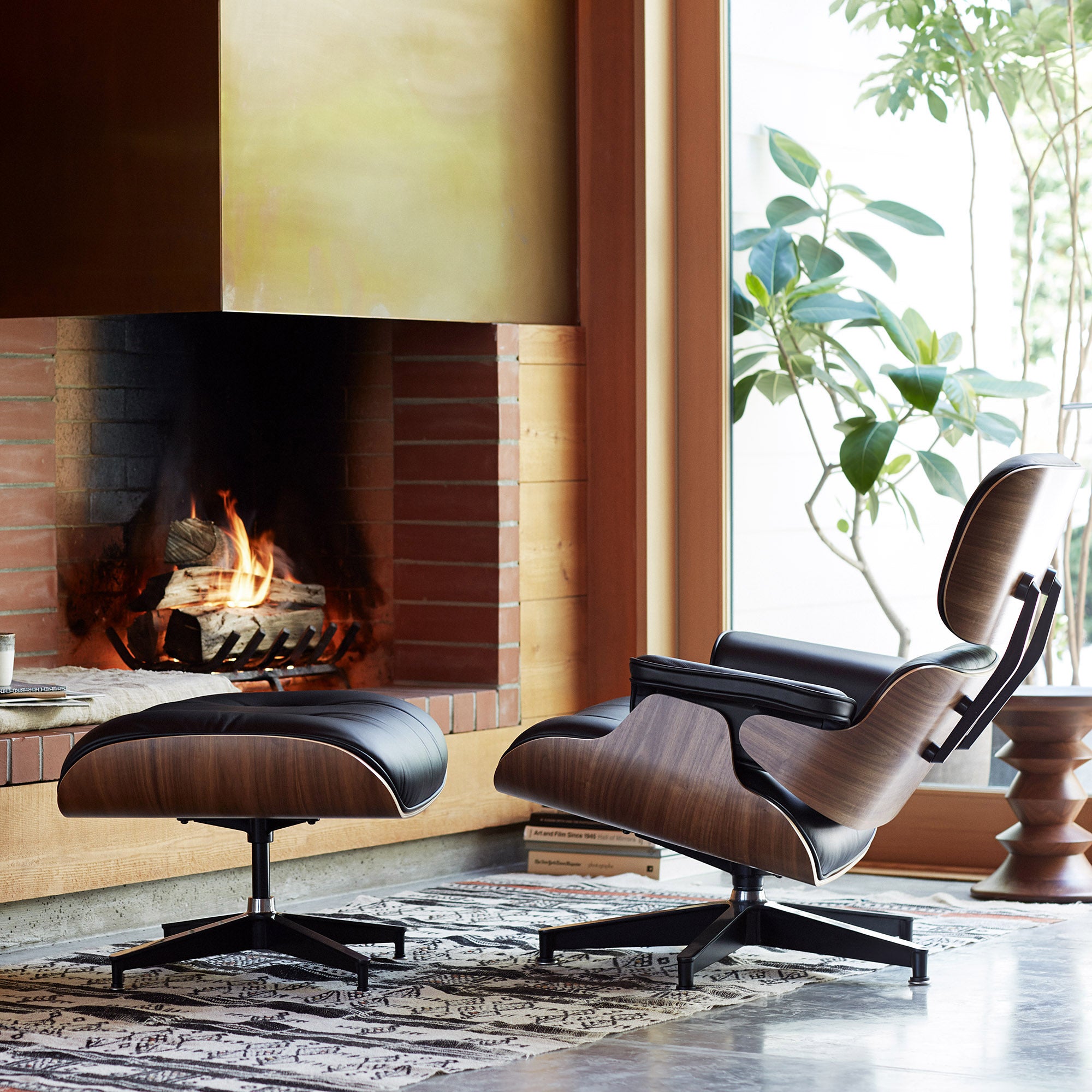 Eames® Lounge Chair and Ottoman from Herman Miller Walnut