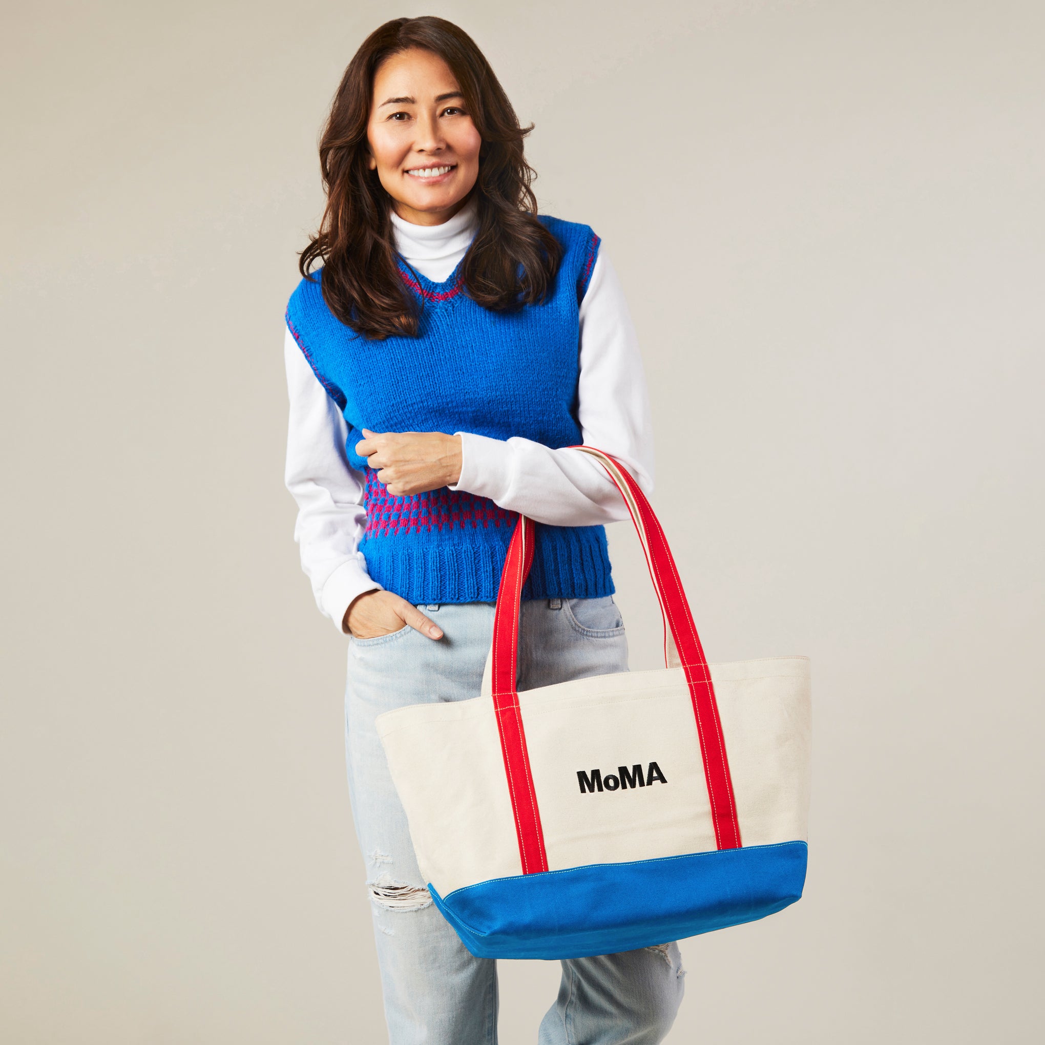 Tool Tote Japanese Canvas Bag Brand MoMA Baggu Heavyweight Canvas