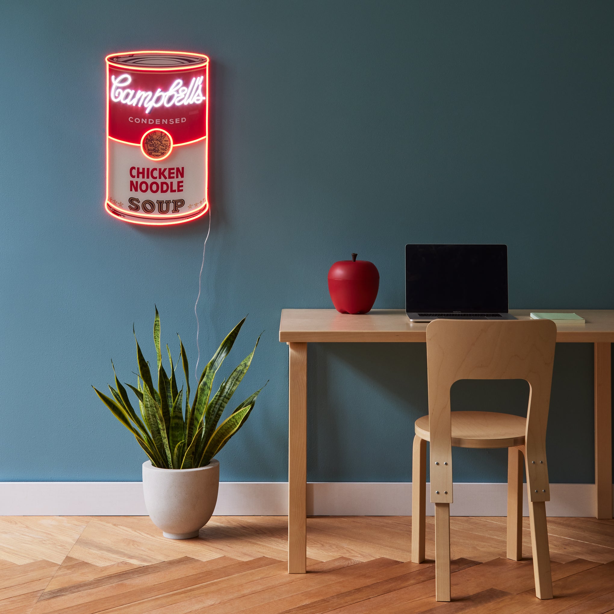 Andy Warhol Chicken Noodle Soup Can Neon Sign – MoMA Design Store