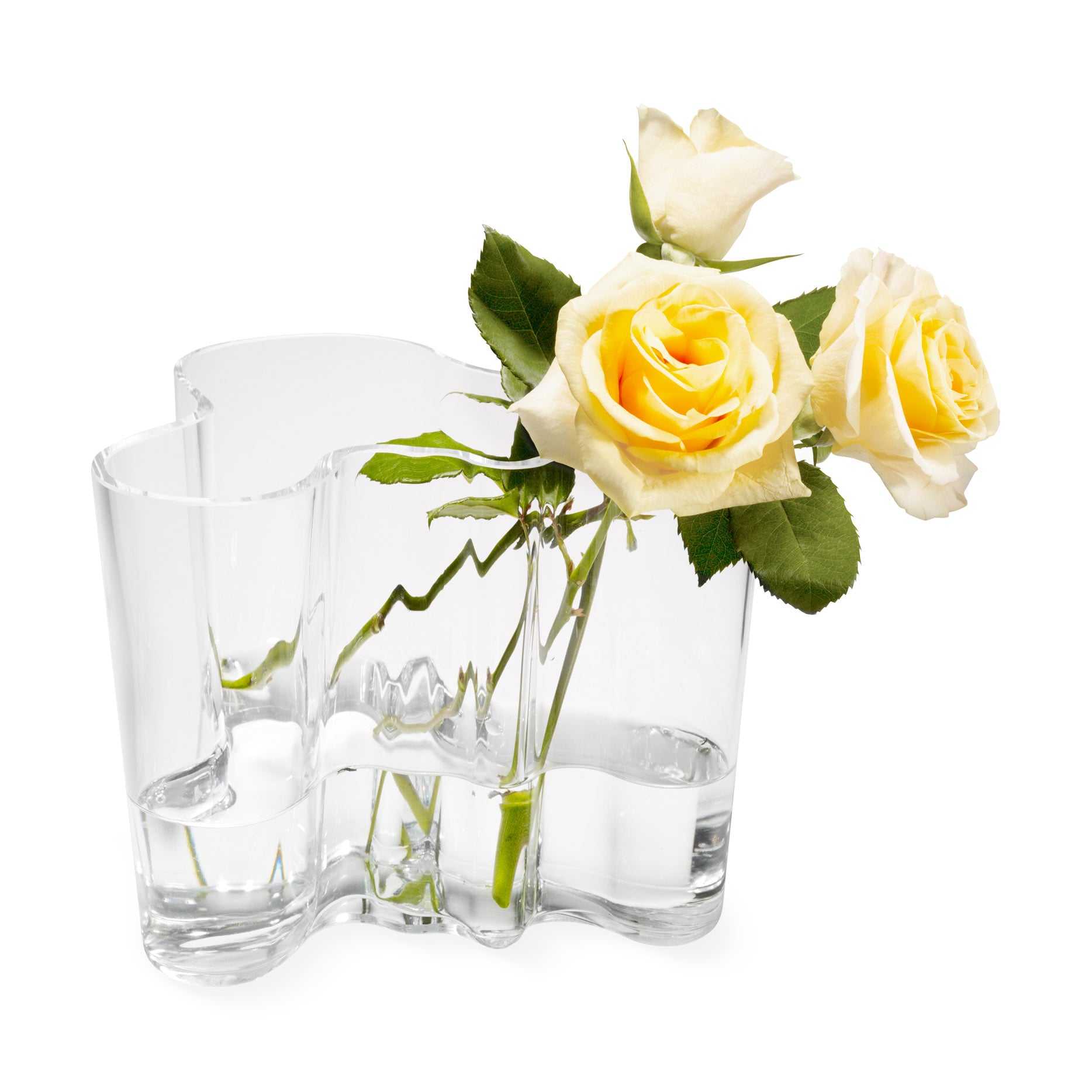 Iittala Alvar Aalto Glass Vase - 6.3