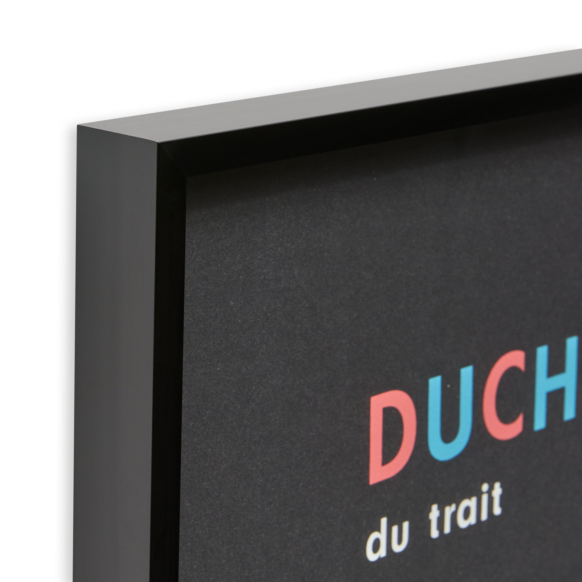 Marcel Duchamp du trait Framed Poster – MoMA Design Store