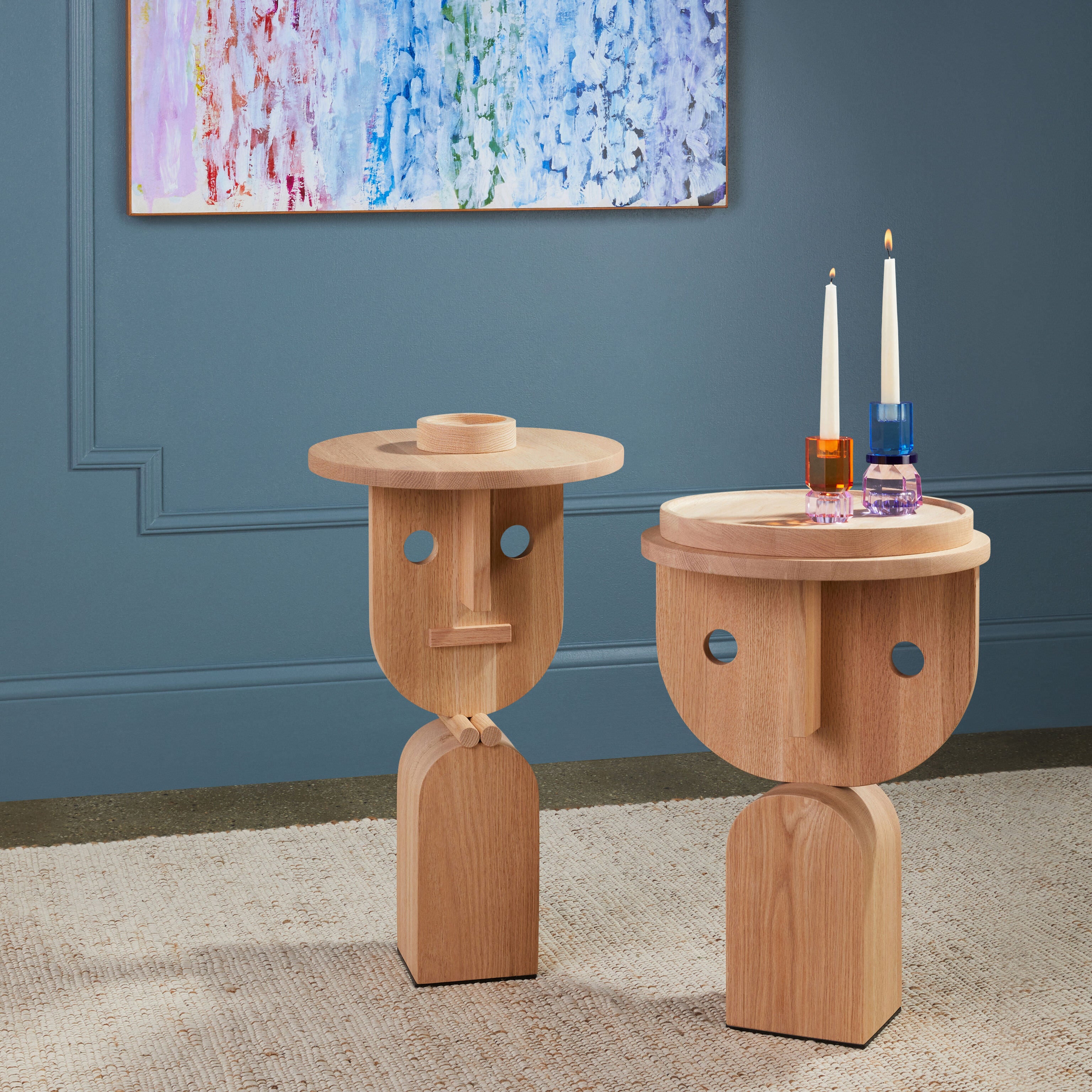 Faces Side Table Wide Low MoMA Design Store
