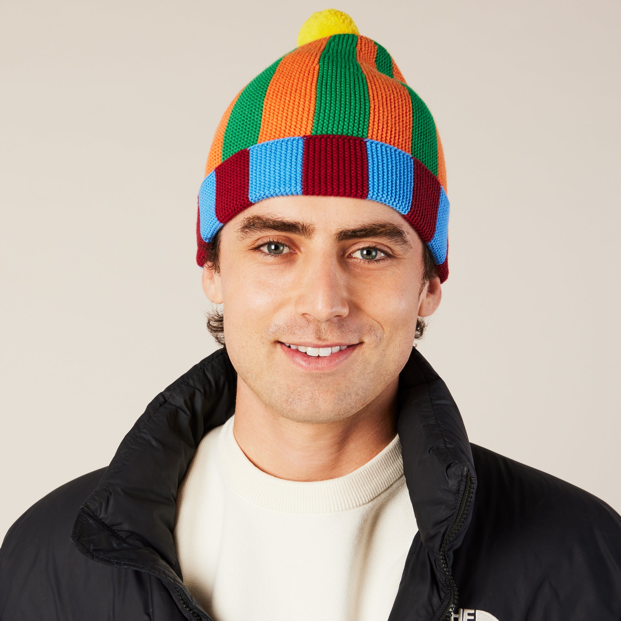 Dusen Dusen Cotton Striped Beanie - Blue/ Green – MoMA Design Store