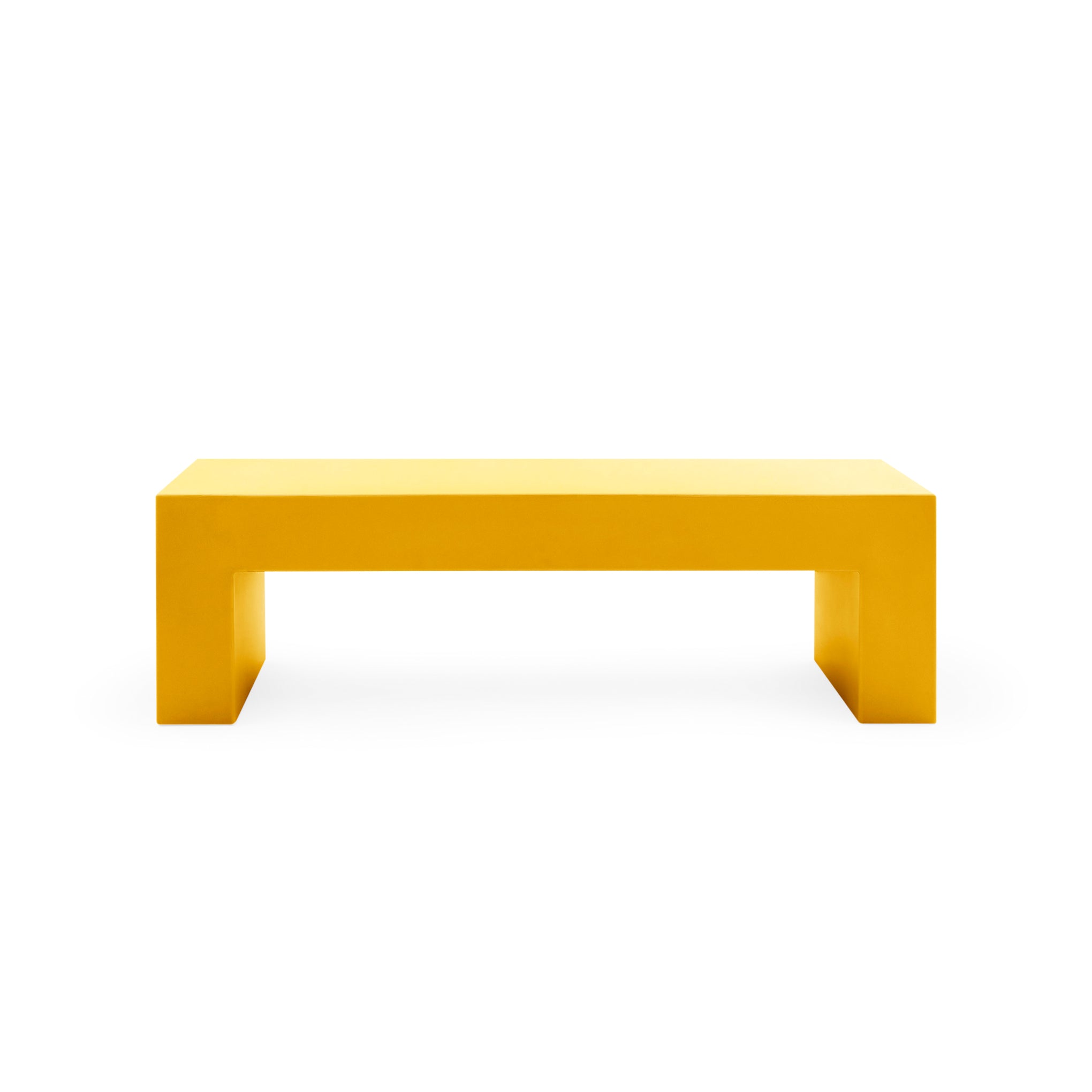 Vignelli Bench from Heller - Yellow – MoMA Design Store