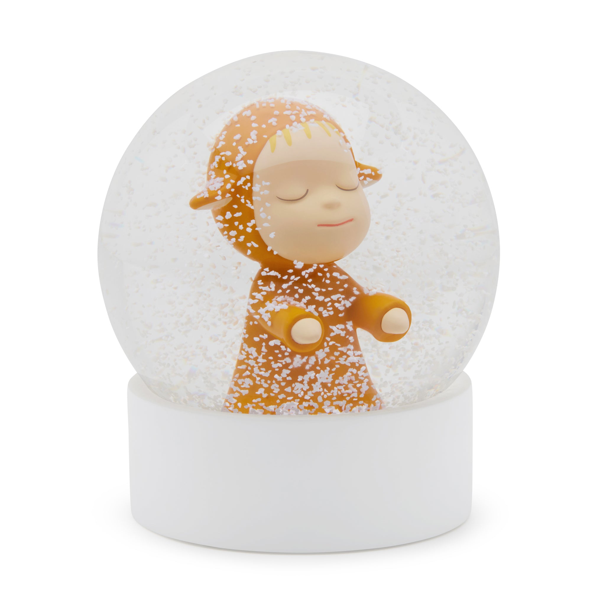 Yoshitomo Nara Little Wanderer Snow Globe - Yellow – MoMA Design Store