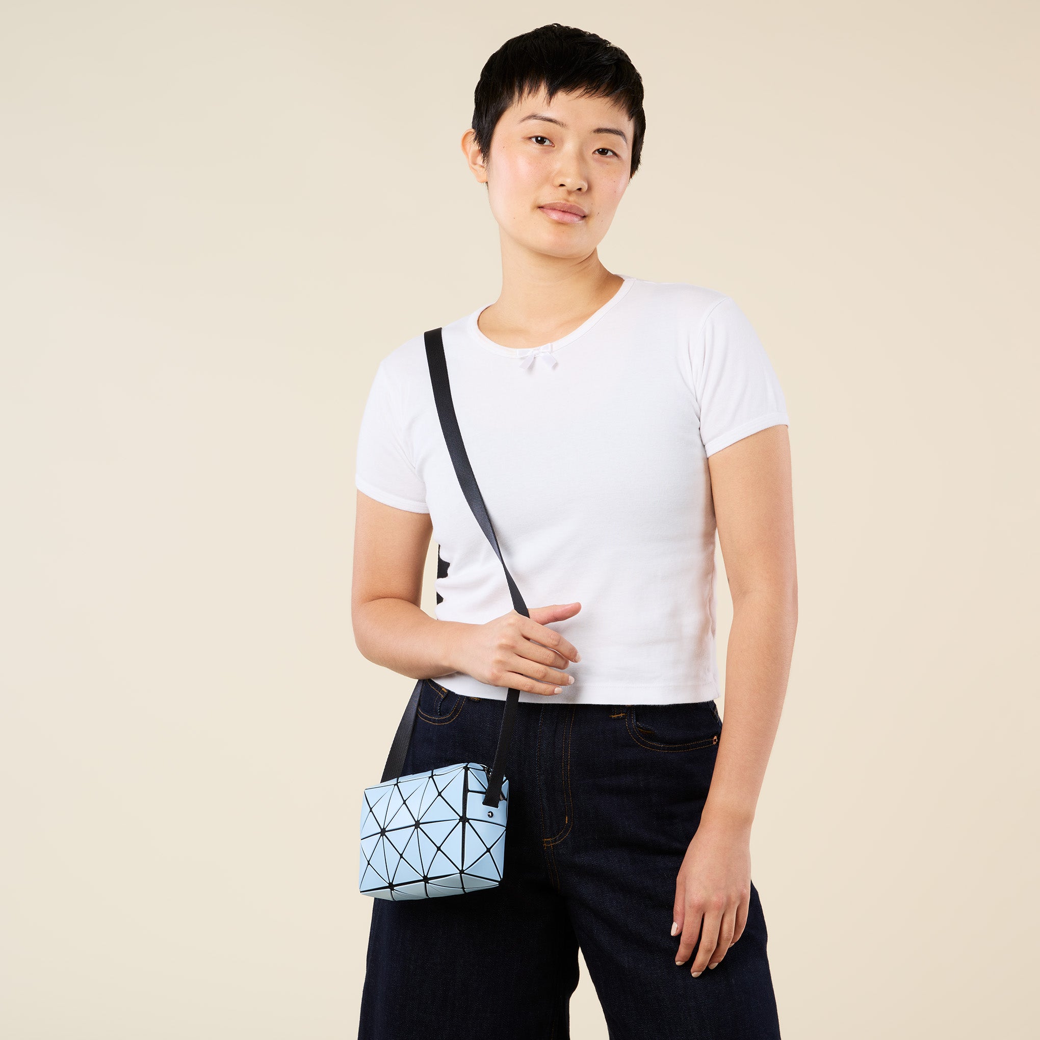 BAO BAO ISSEY MIYAKE Cuboid Crossbody Bag - Light Blue – MoMA
