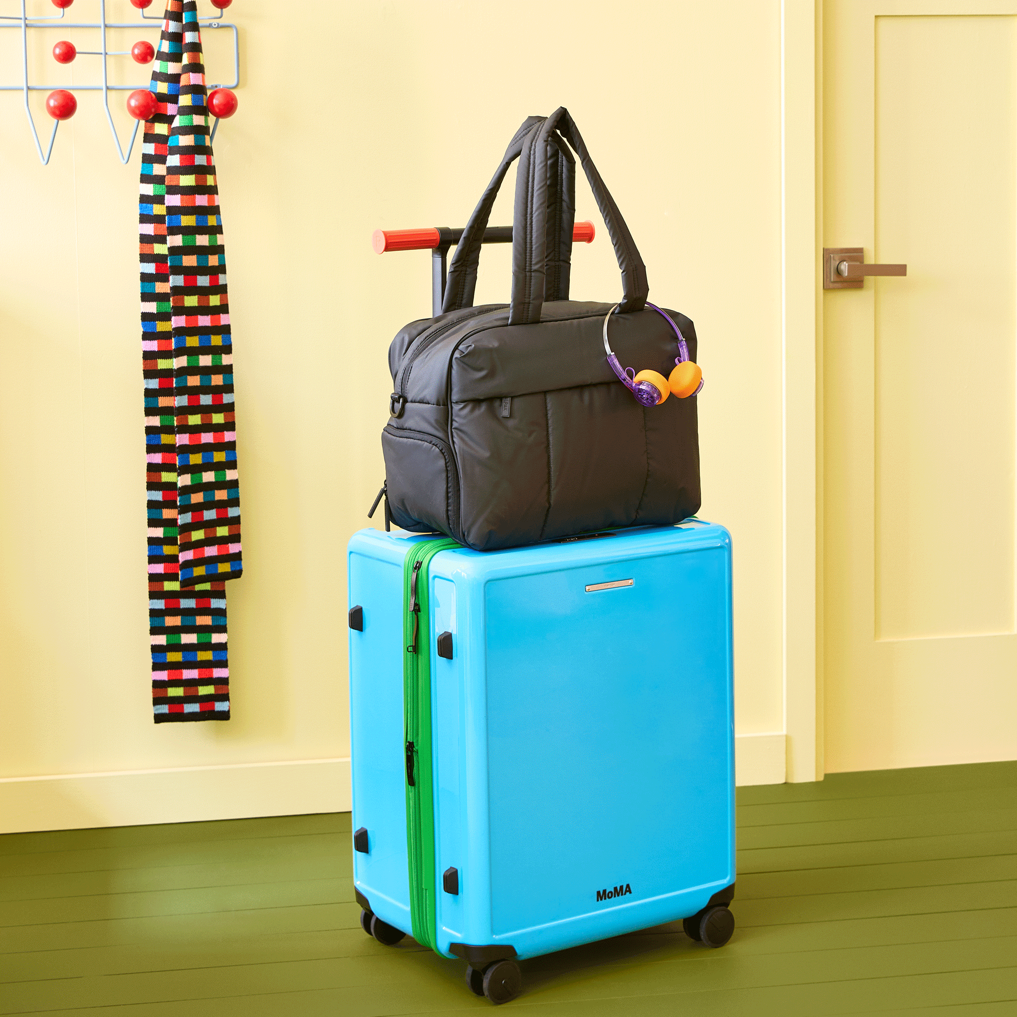 Eames® Hang-It-All Coat Rack from Herman Miller - Red/ Blue – MoMA