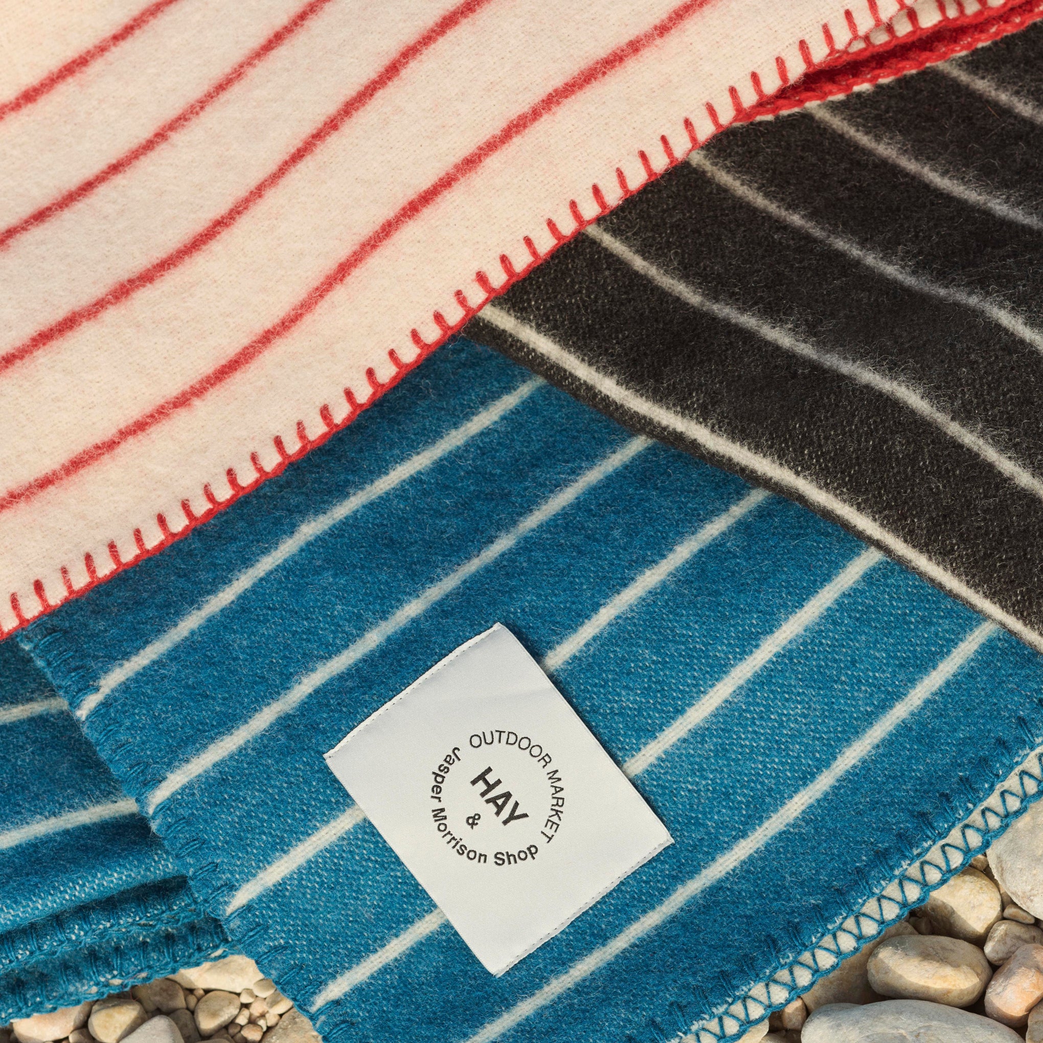 HAY Outdoor Market by Jasper Morrison Shop Reversible Wool Throw