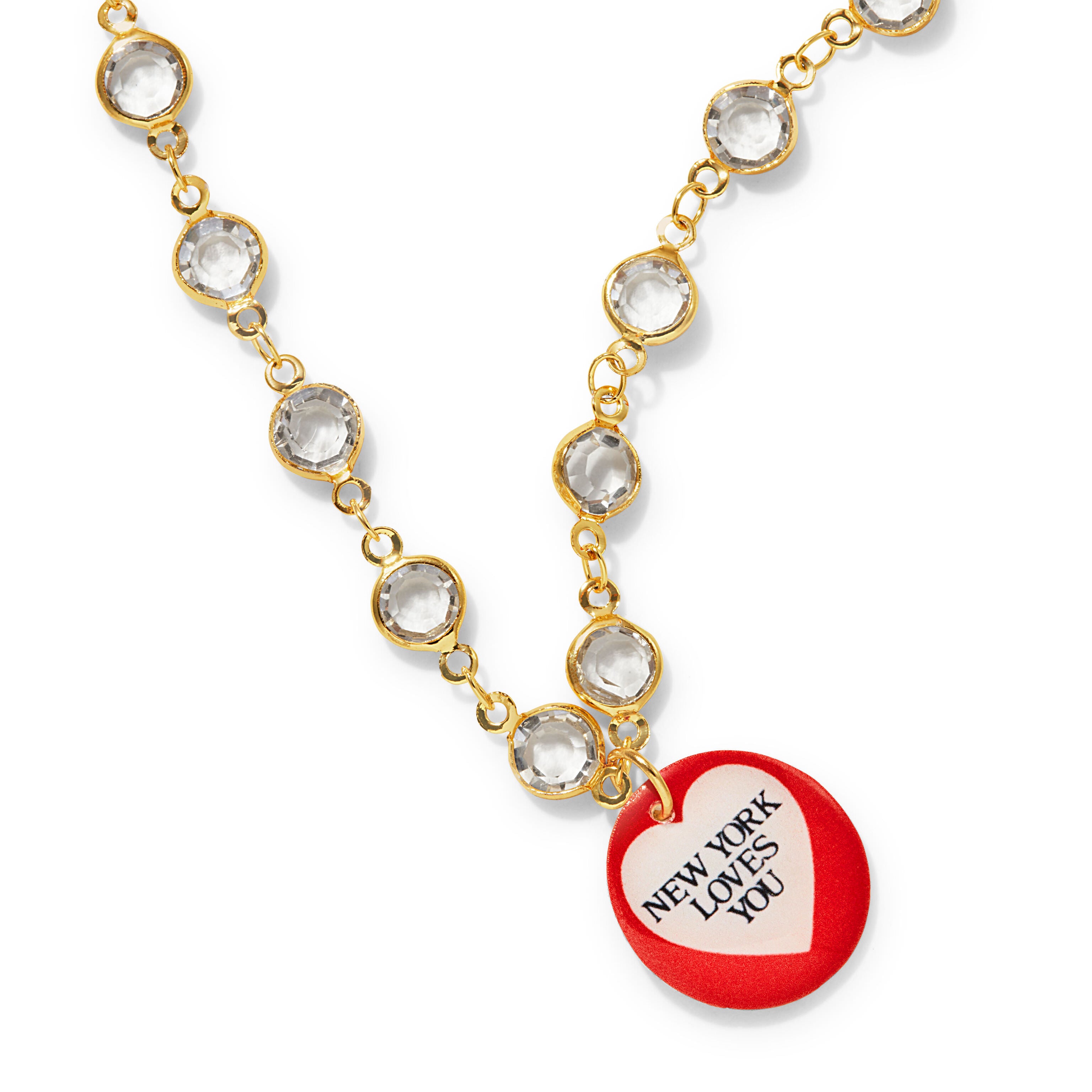 Haricot Vert Crystal Chain NYC Pendant Necklace – MoMA Design Store