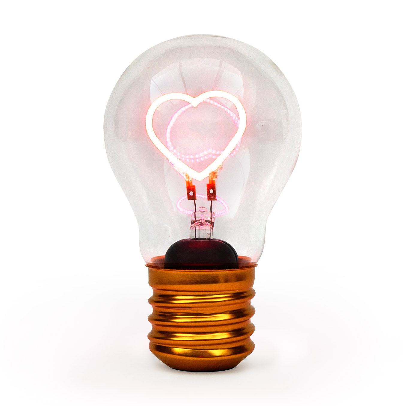 Wholesale Cartoon Style Light Bulb with Heart Enamel Pins