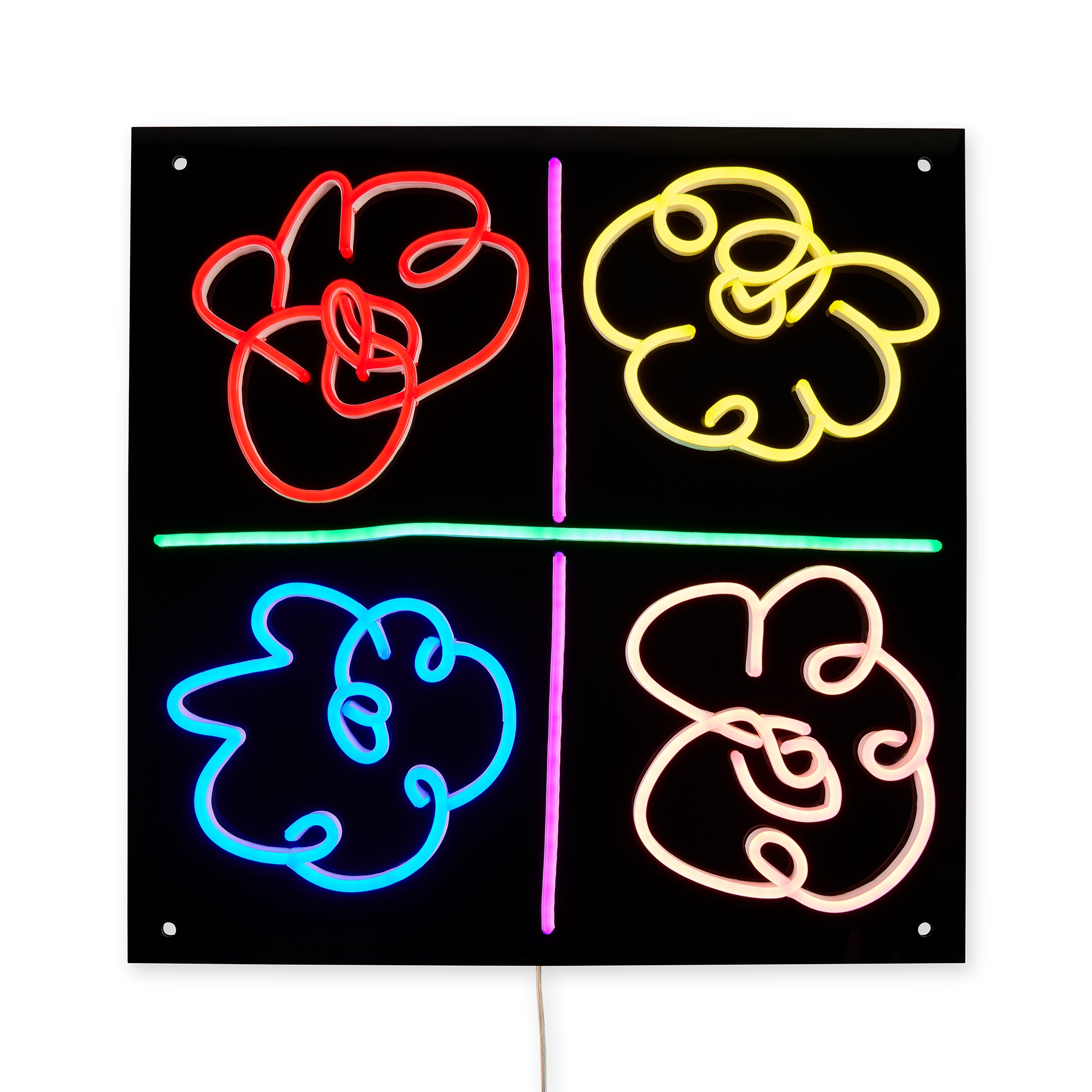 Yellowpop Mickalene Thomas Flowers Neon Sign – MoMA Design Store