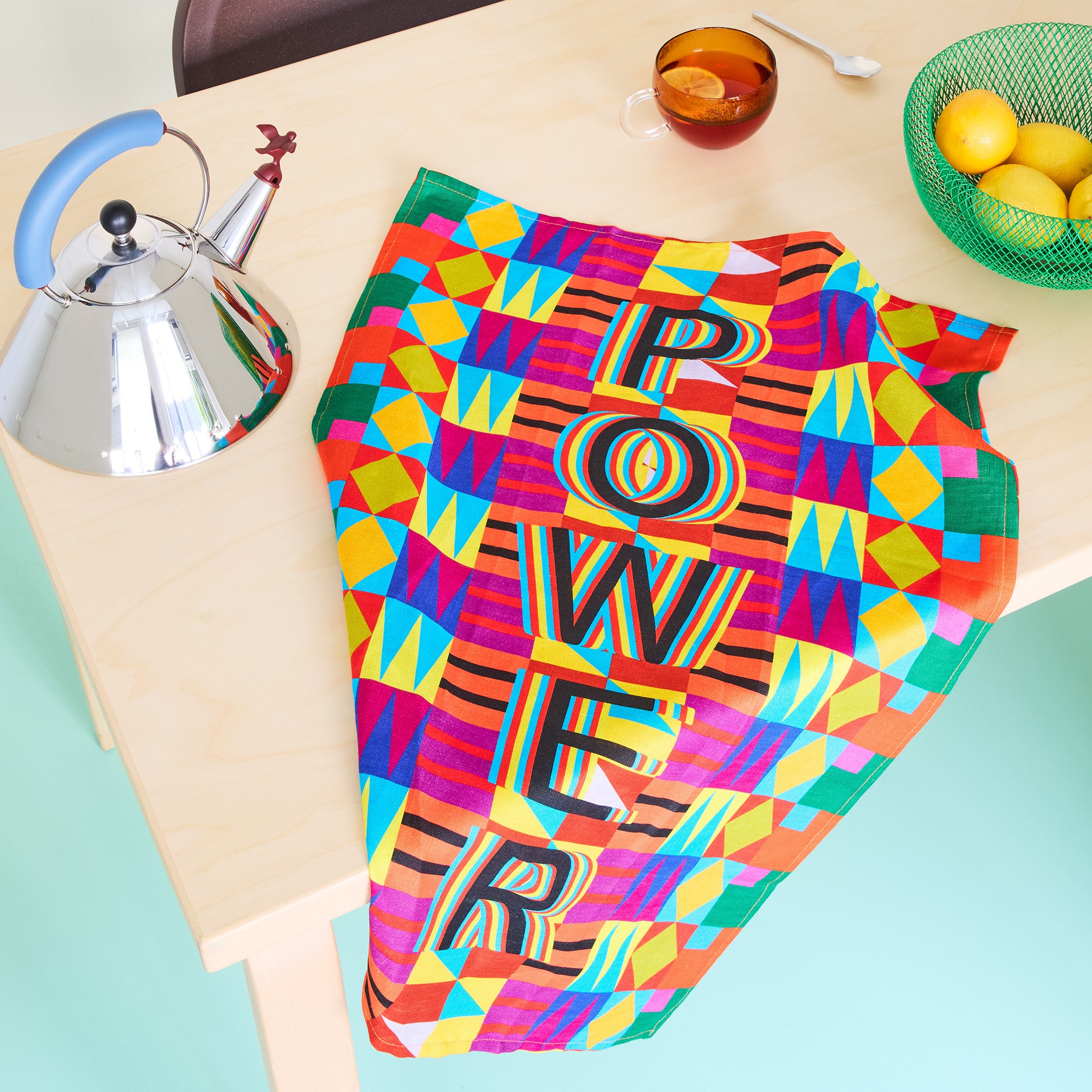 Jeffrey Gibson Power Linen Tea Towel – MoMA Design Store
