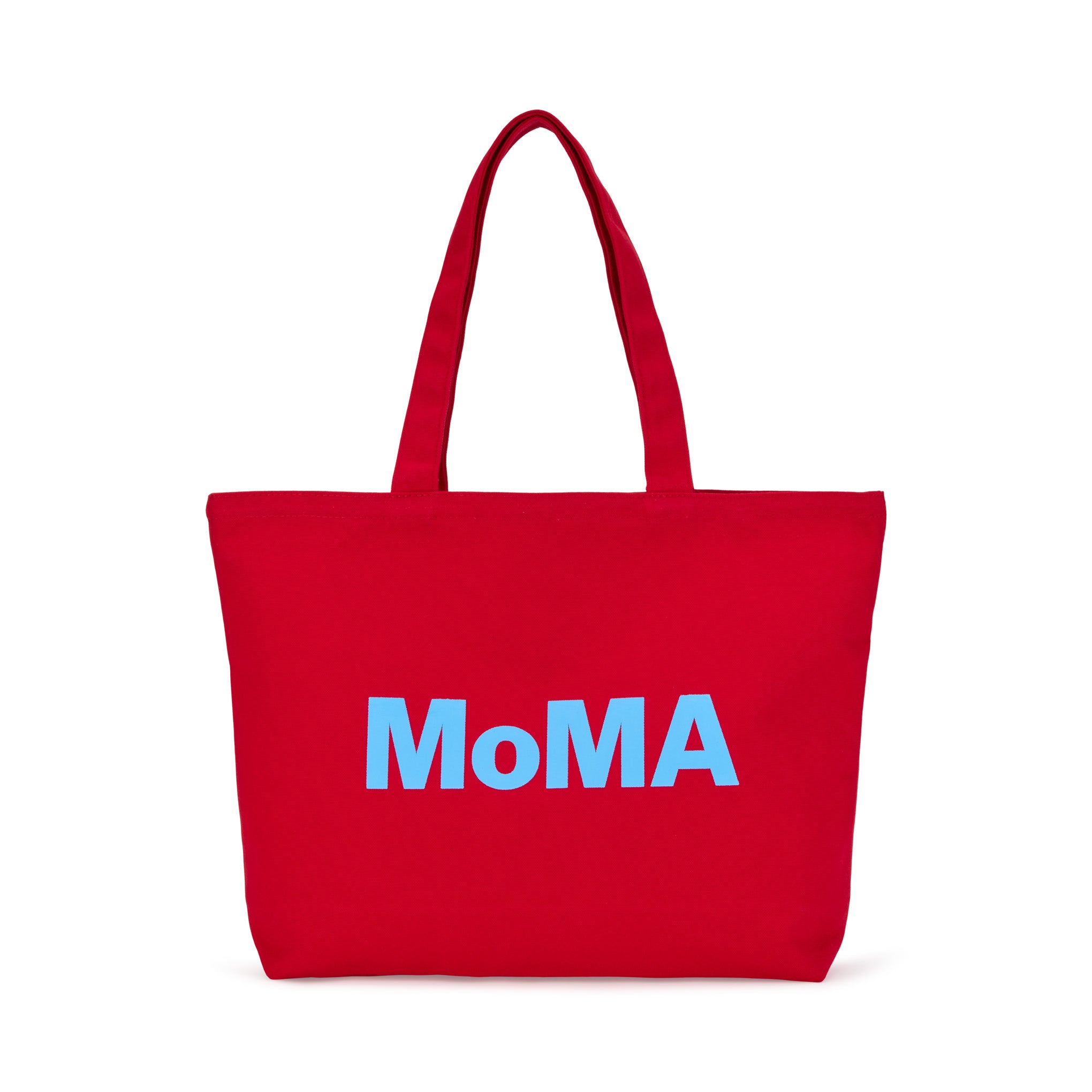 Colorful MoMA Tote Bag - Red/ Light Blue – MoMA Design Store