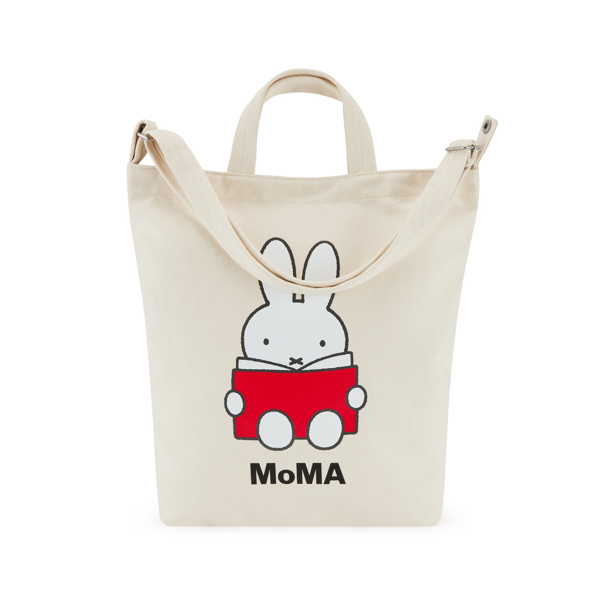 MoMA Miffy Baggu Recycled Cotton Zip Duck Bag – MoMA Design Store