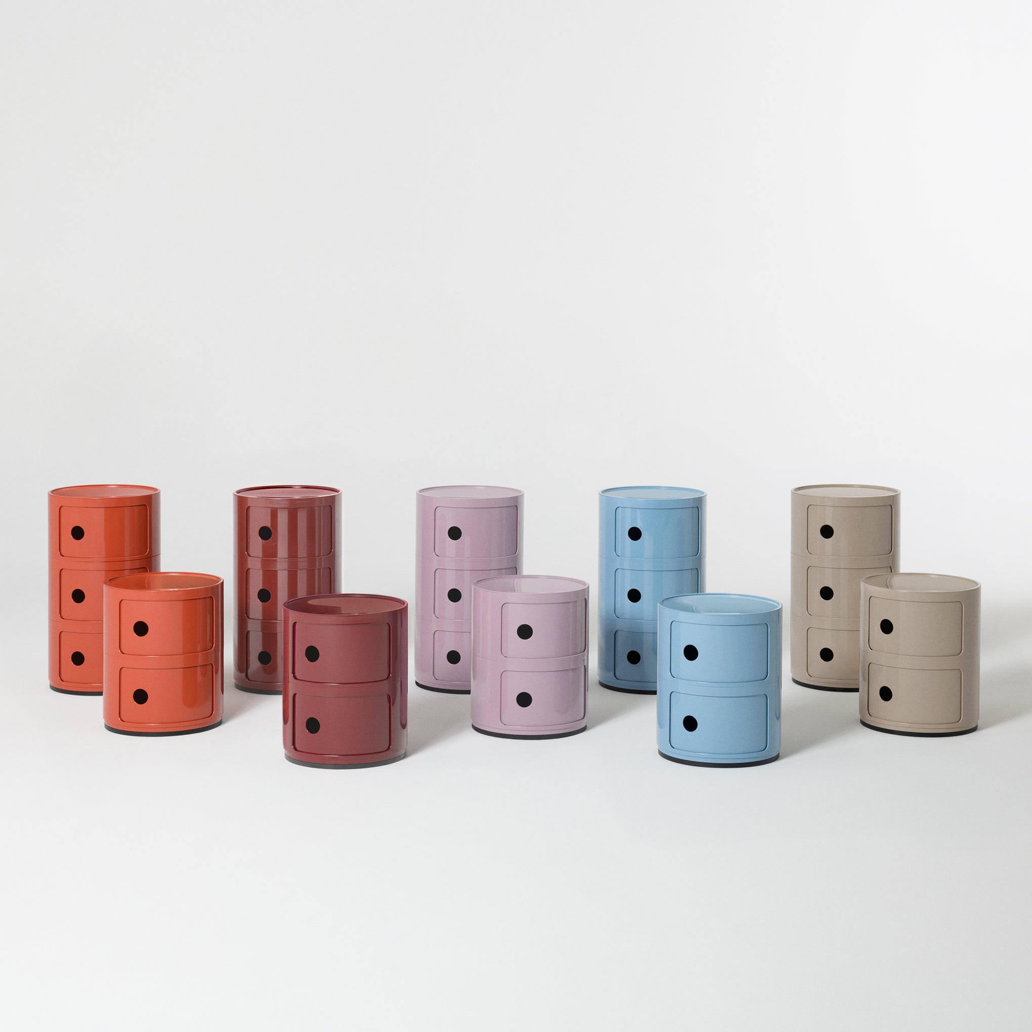 Kartell Componibili 2 Tier Storage - Sky Blue – MoMA Design Store
