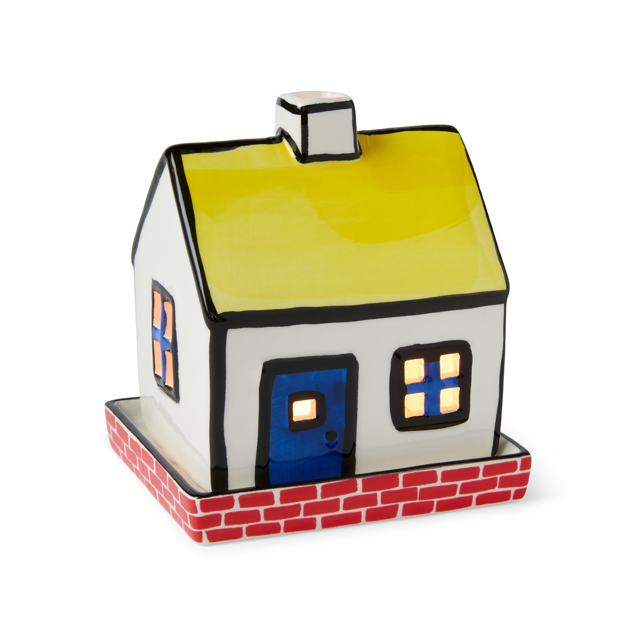 House Ceramic Tea Light Holder - Yellow – MoMA Design Store