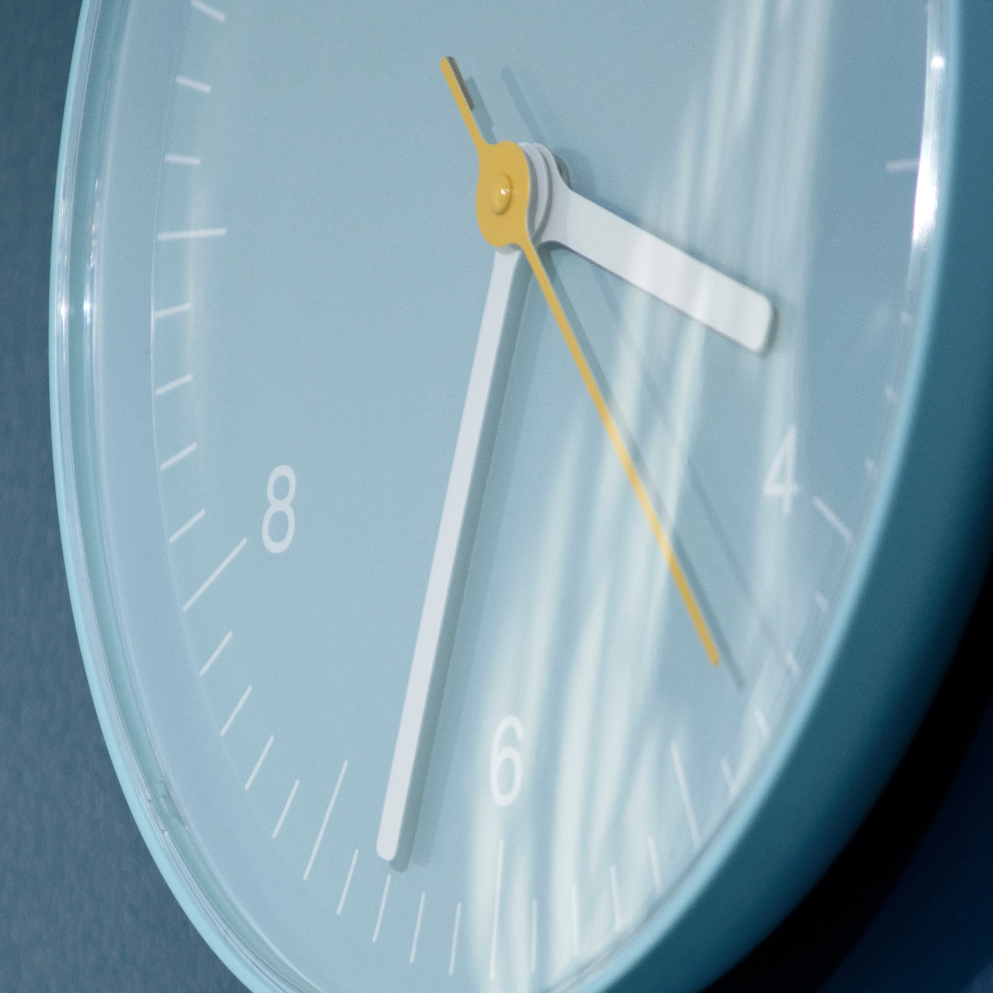 HAY Recycled Plastic Wall Clock Light Blue MoMA Design Store