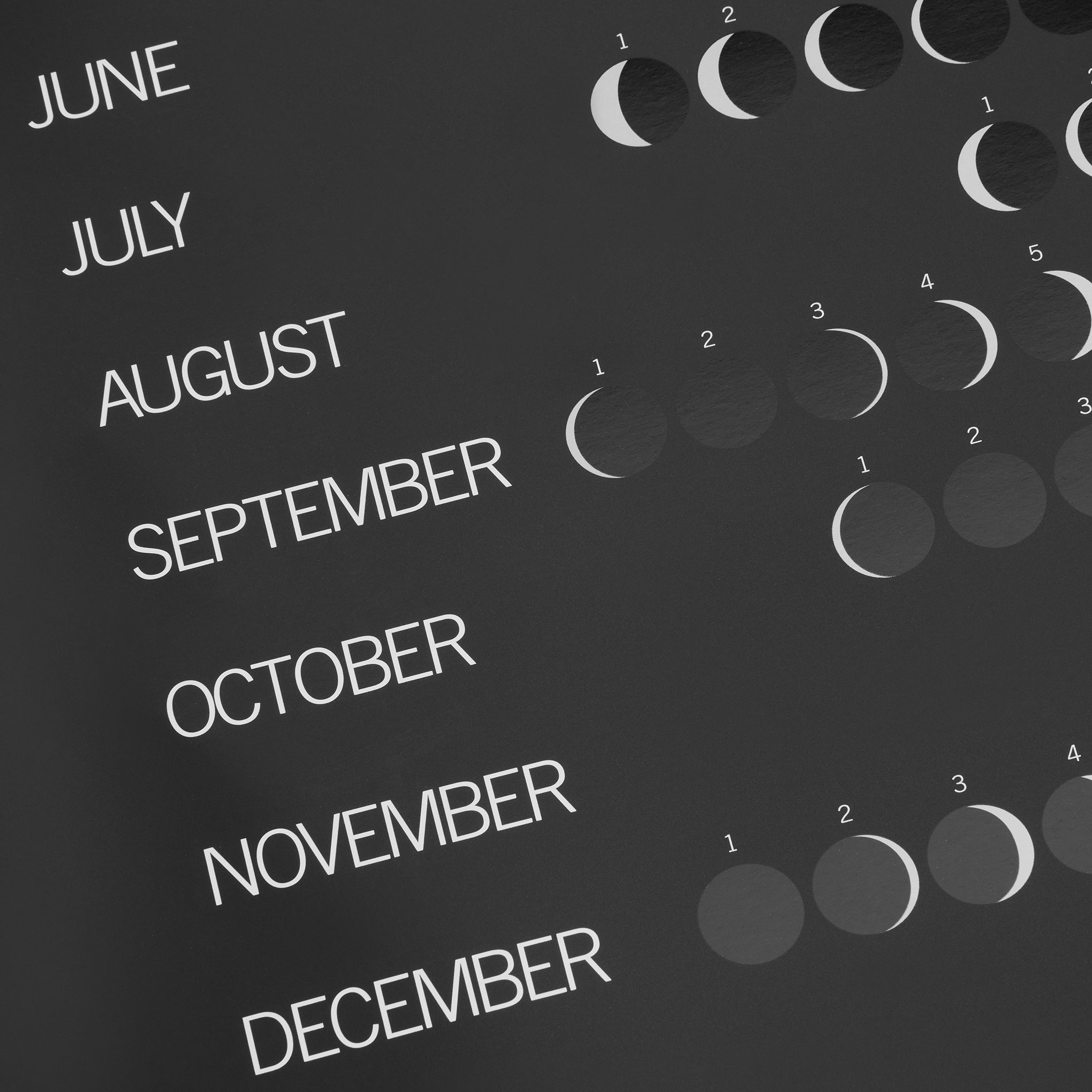 2025 Phases of the Moon Calendar MoMA Design Store